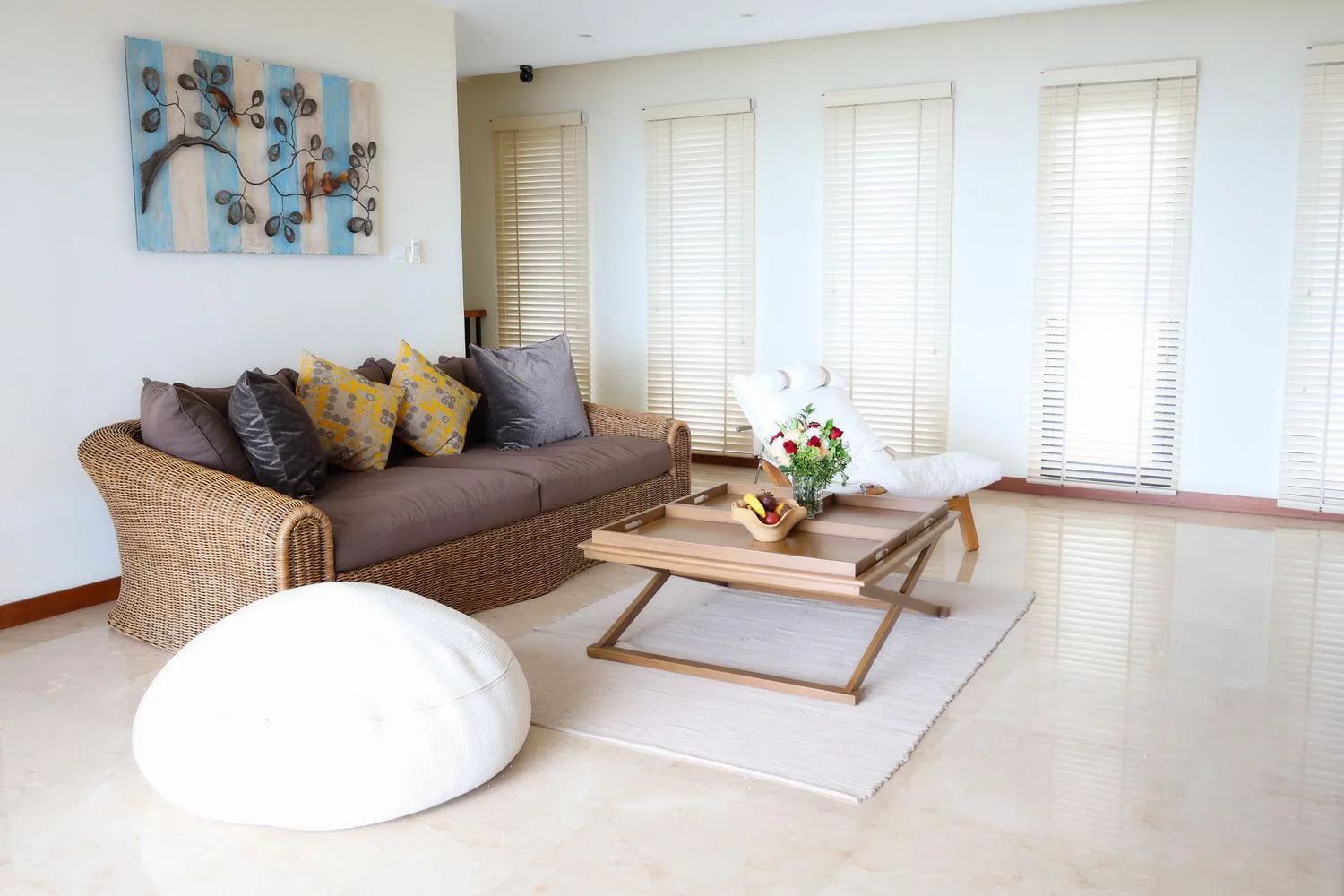 Living room in Moritz Palm Villa