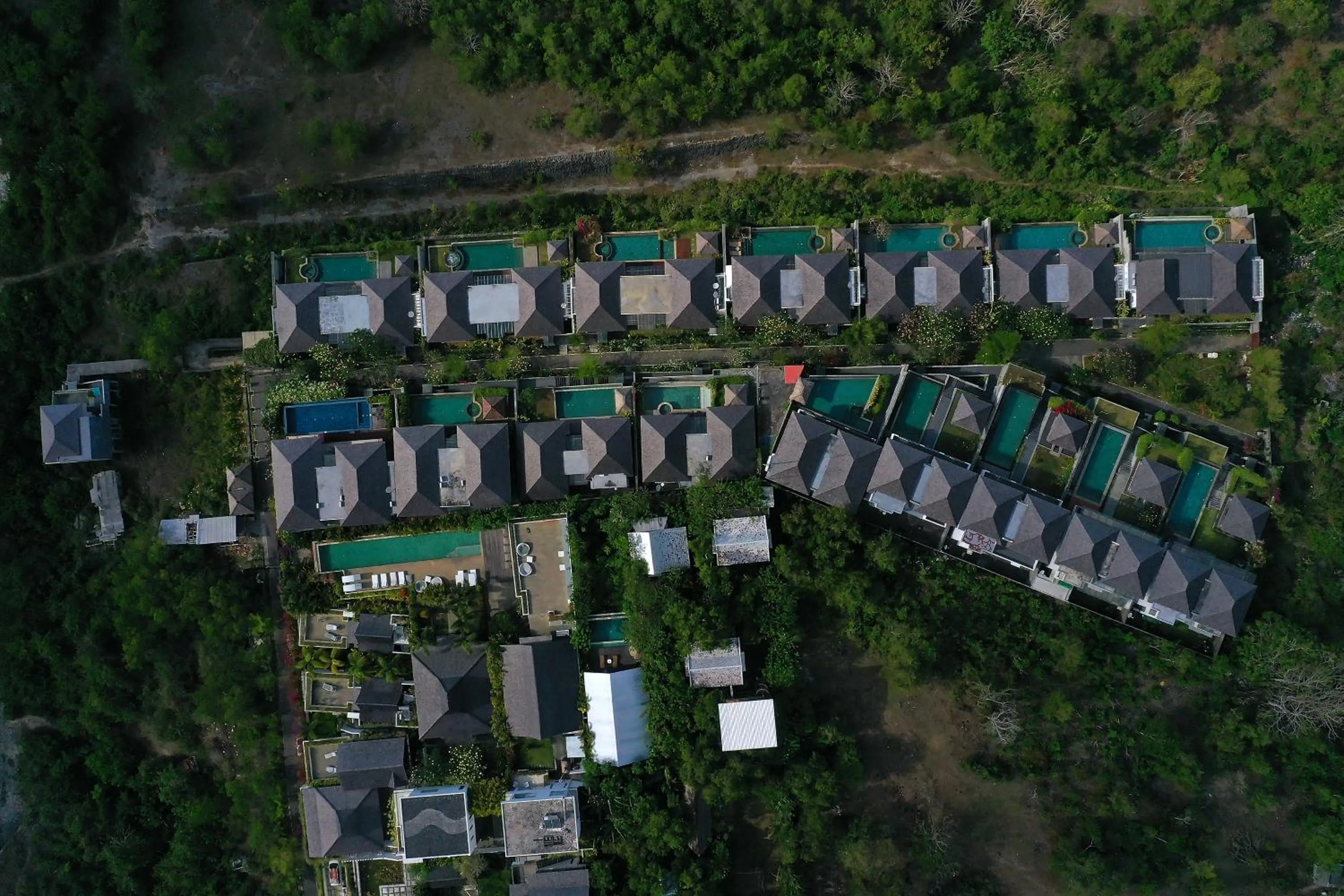 Bird's eye view in Moritz Palm Villa