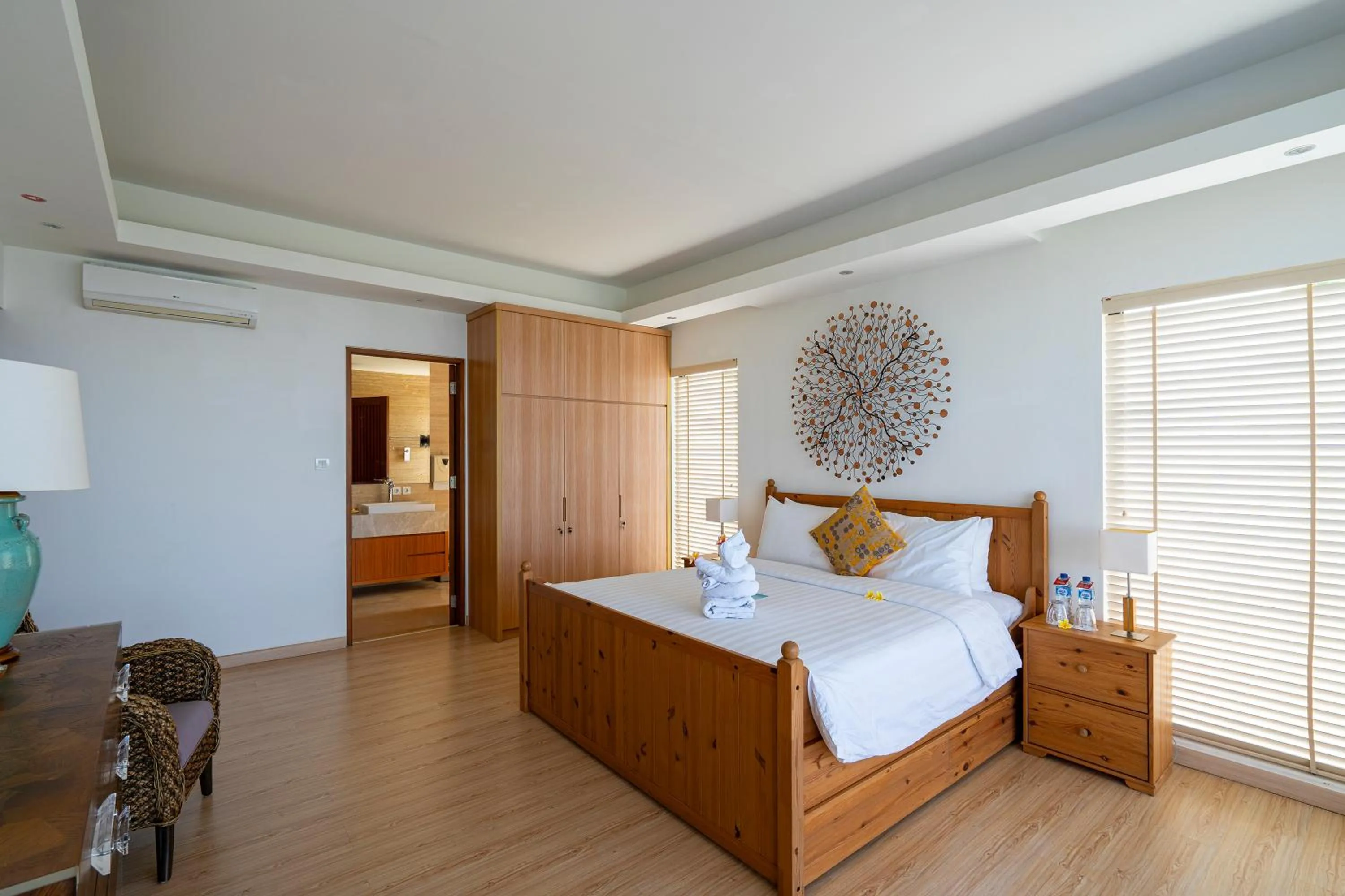 Bed in Moritz Palm Villa