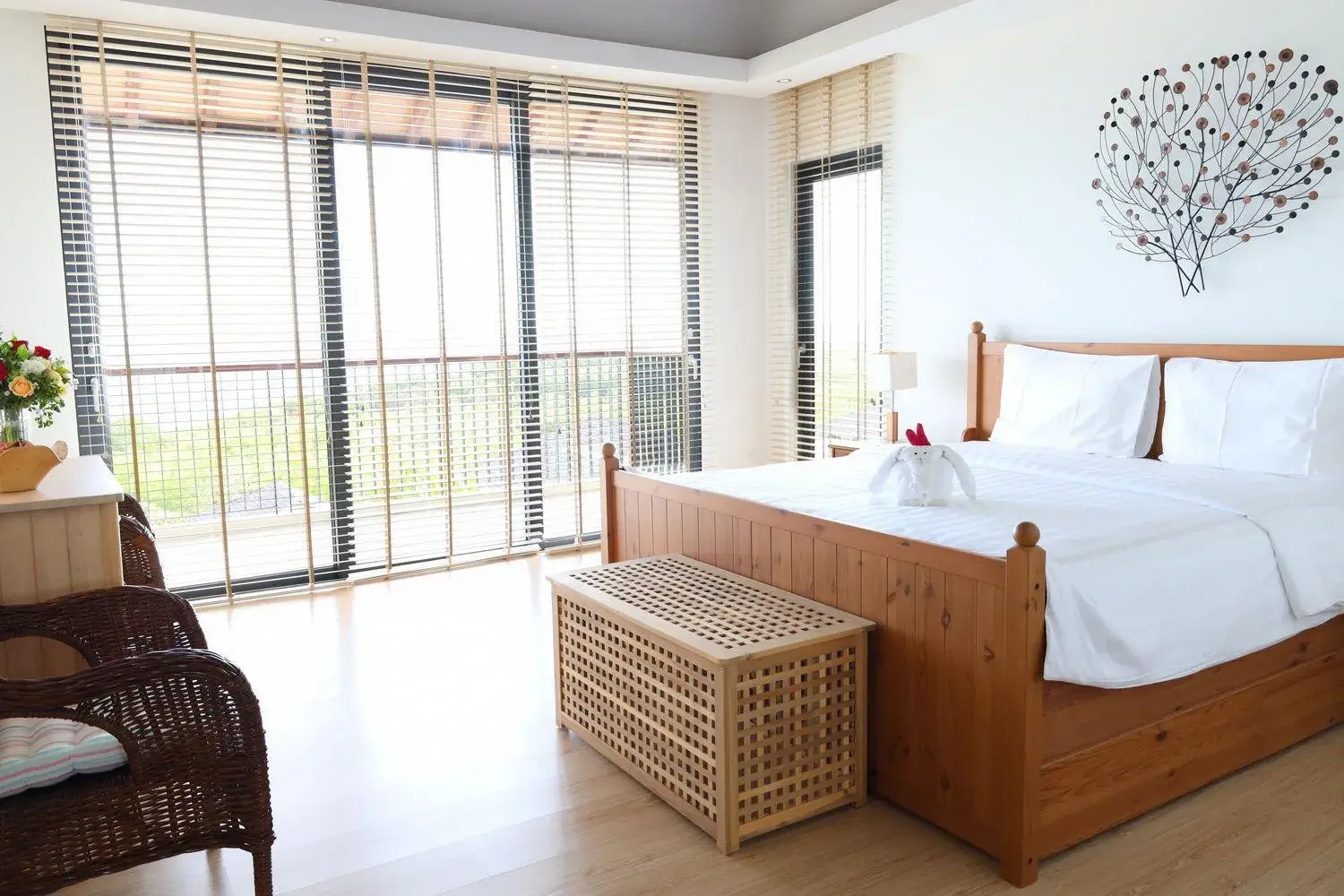 Bed in Moritz Palm Villa Bed in Moritz Palm Villa