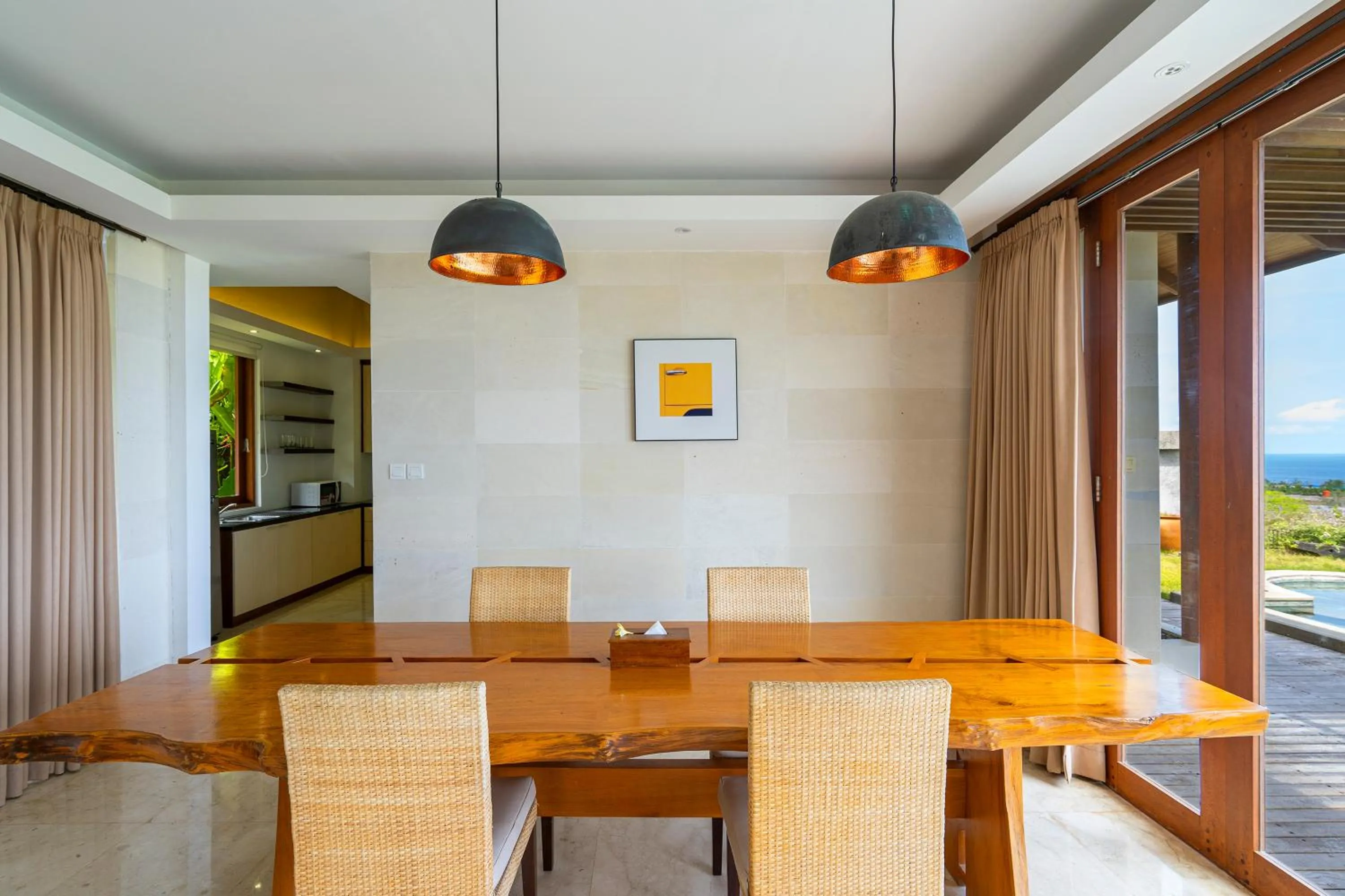 Seating area in Moritz Palm Villa