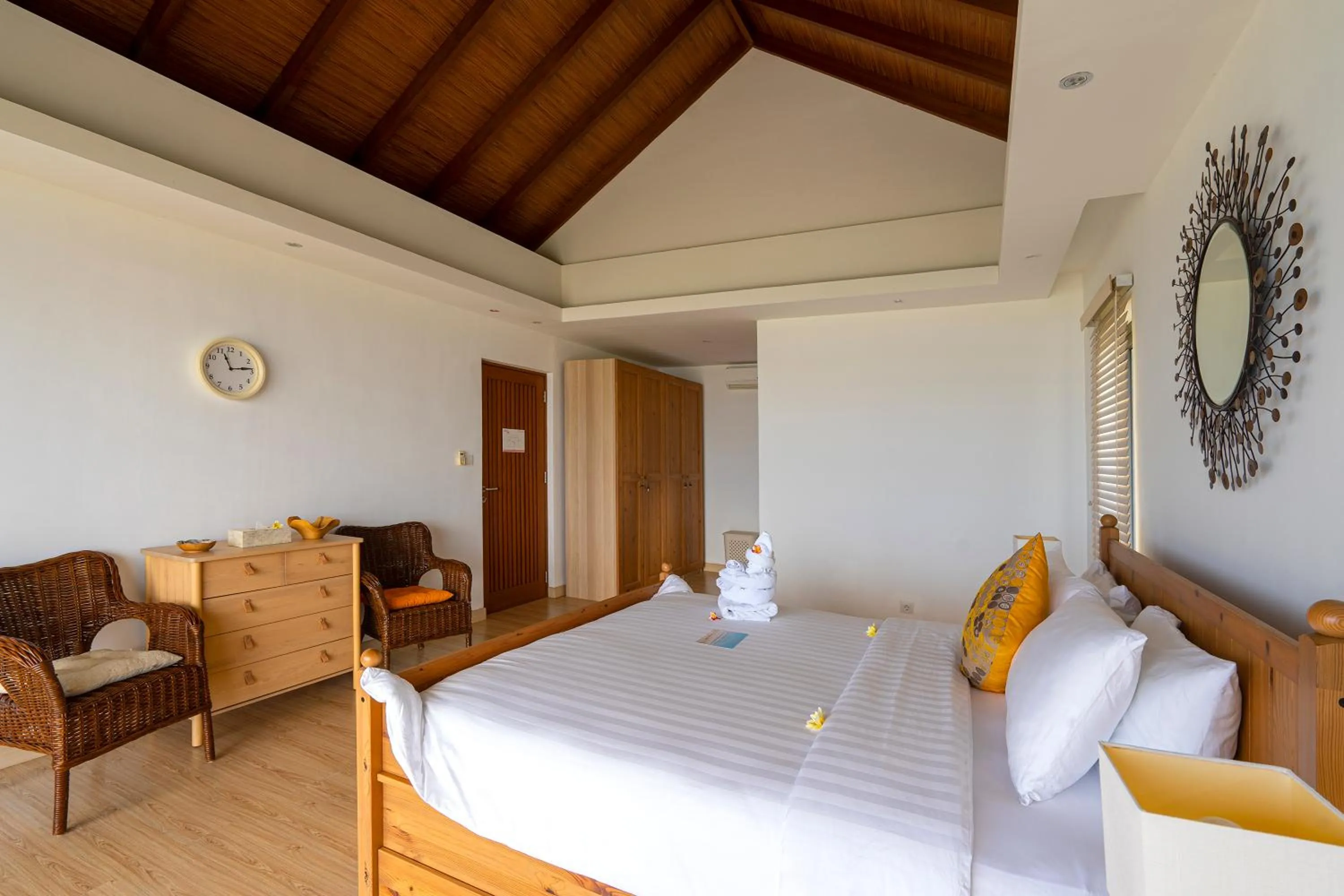 Bed in Moritz Palm Villa