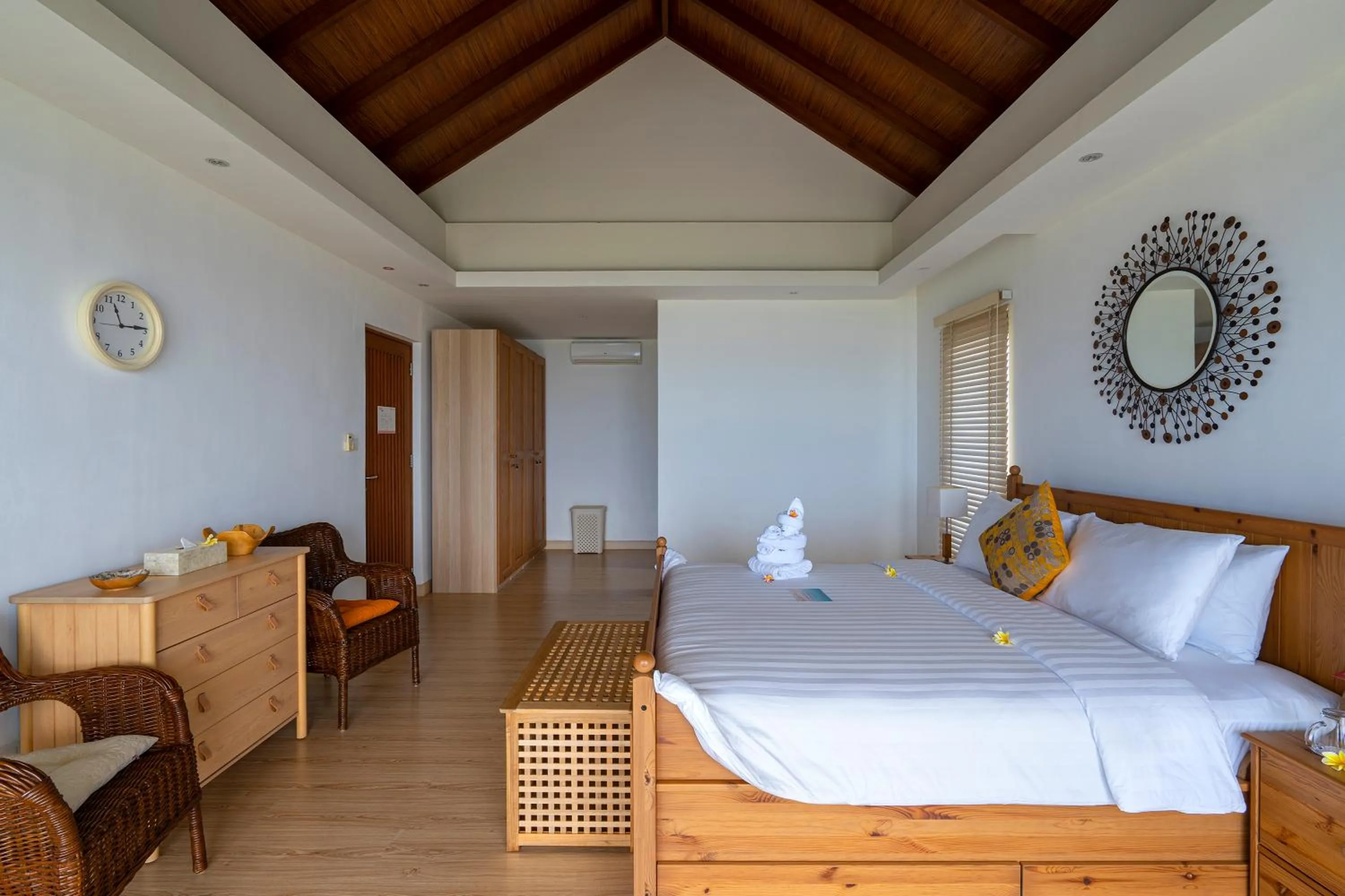 Bed in Moritz Palm Villa