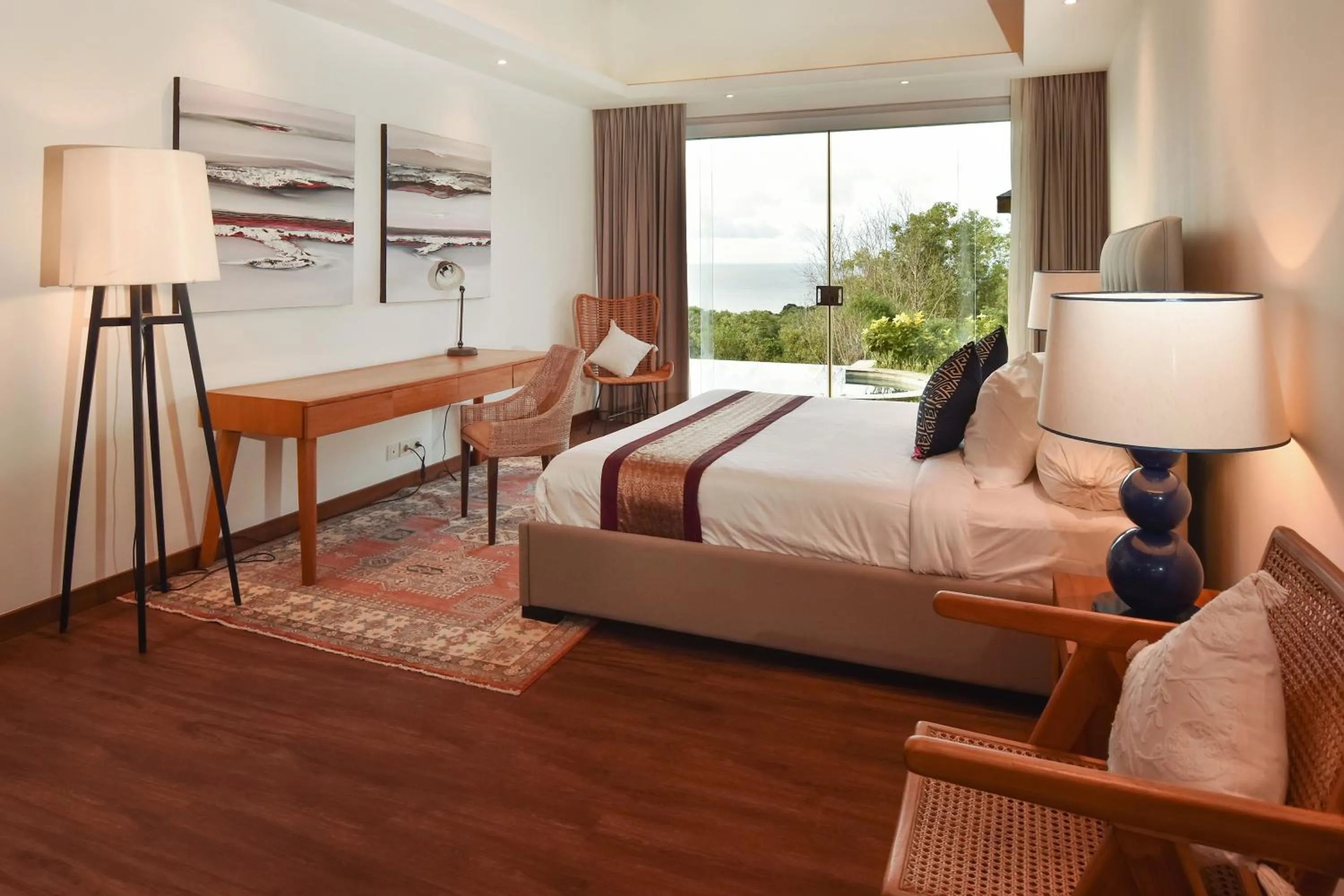 Bed in Moritz Palm Villa