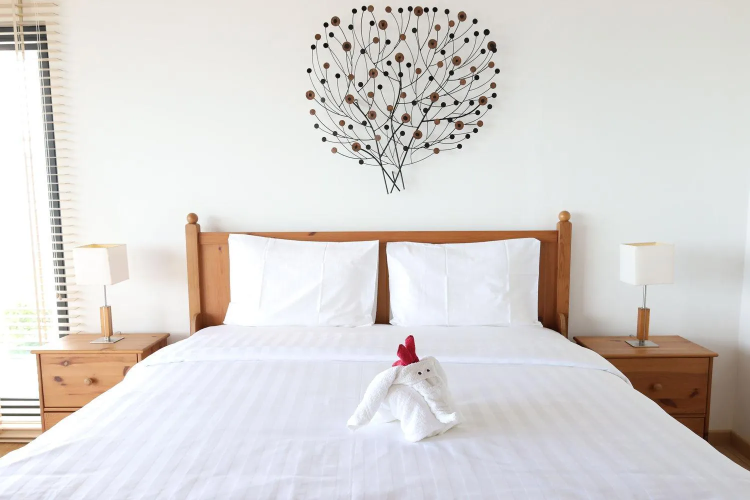 Bed in Moritz Palm Villa