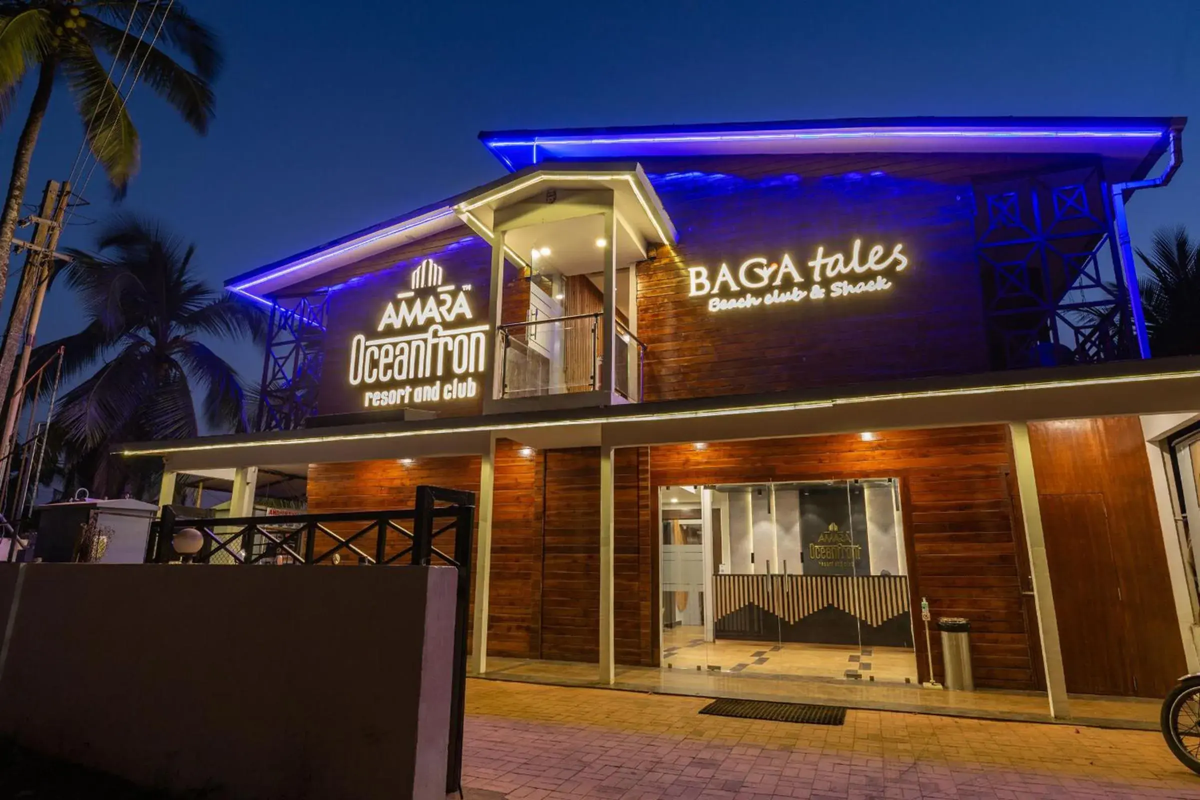 Facade/entrance in Amara Oceanfront Resort & Club Baga Facade/entrance in Amara Oceanfront Resort & Club Baga