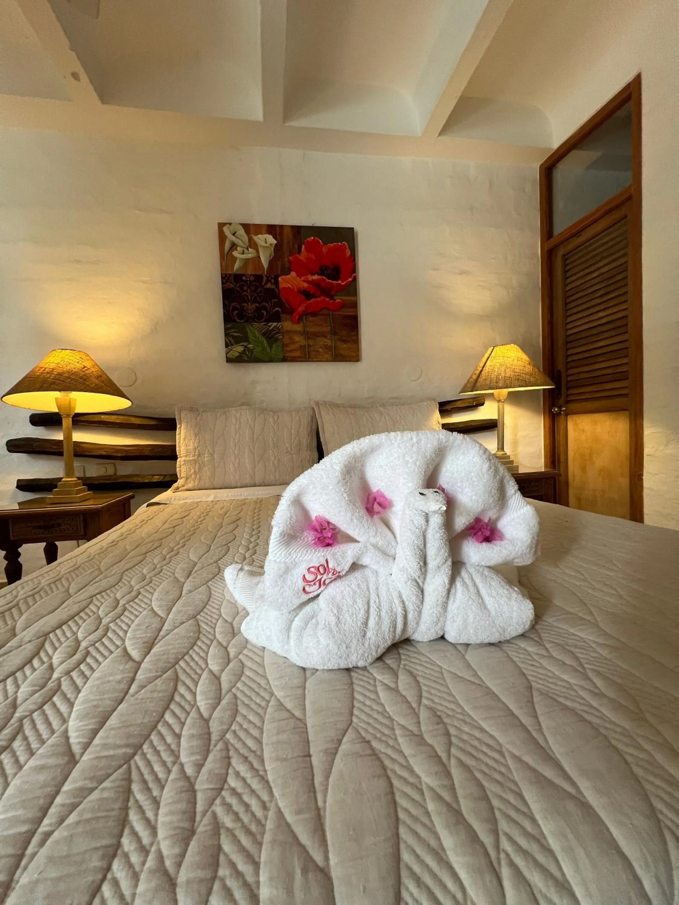 Bed in Hotel Sol de Ica