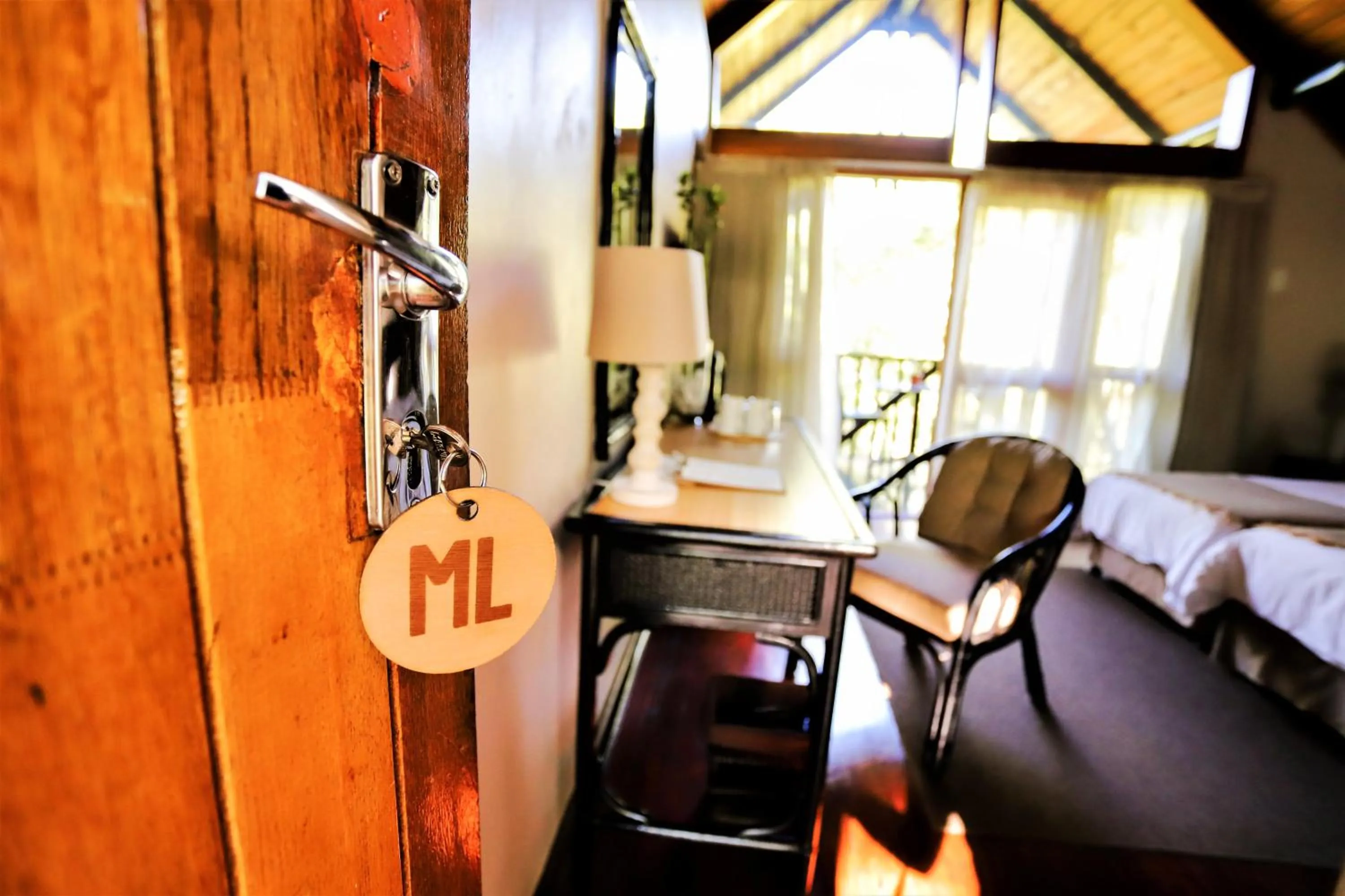 Bedroom, Bed in Mantenga Lodge