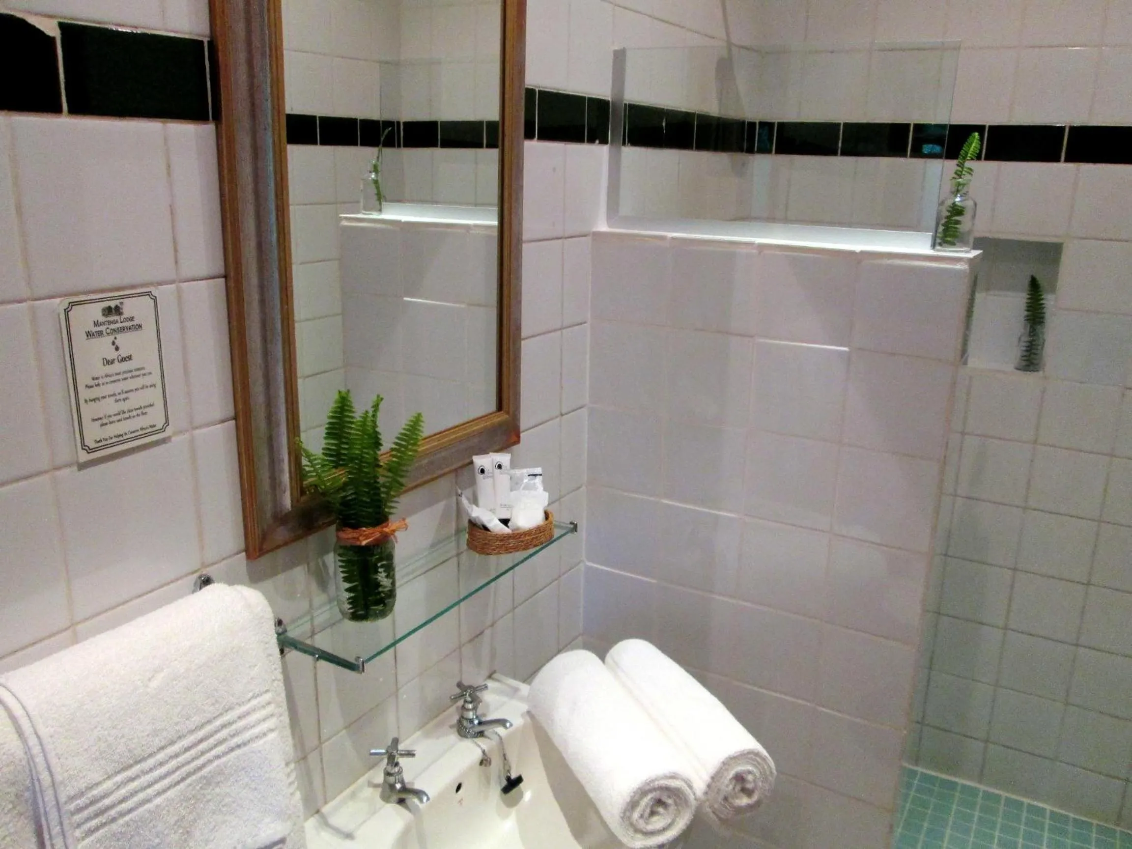 Bathroom in Mantenga Lodge