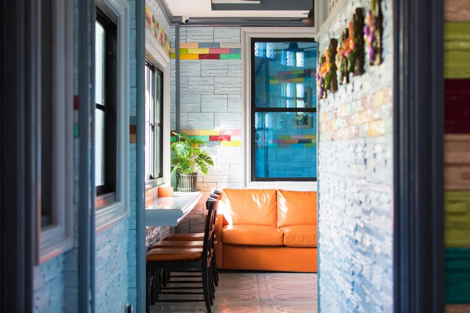 Seating area in Kerton Hostel