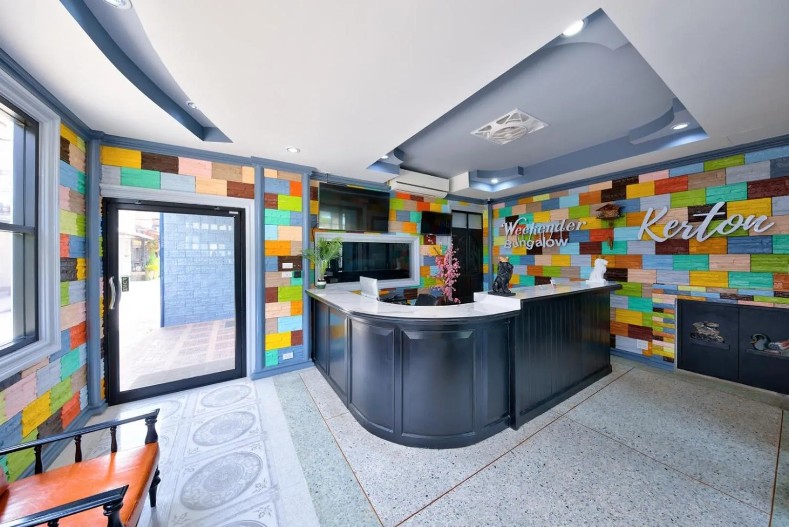 Lobby or reception in Kerton Hostel