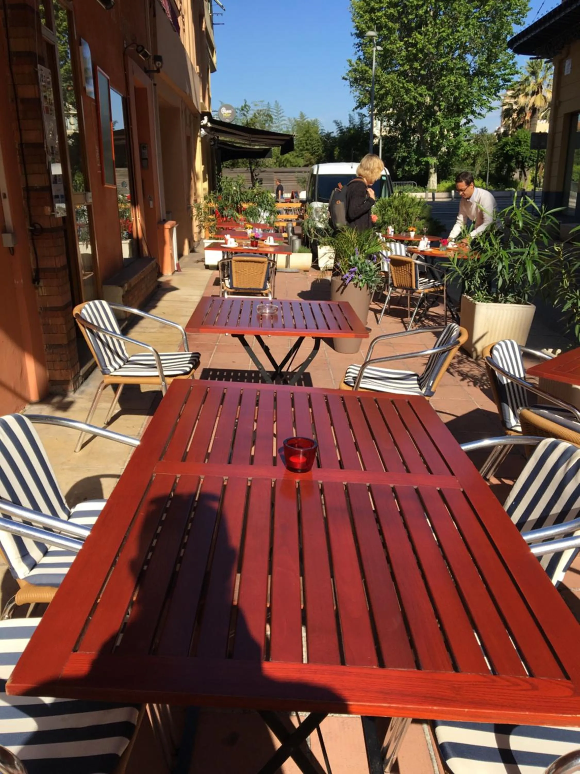 Patio in Hotel Villa La Tour