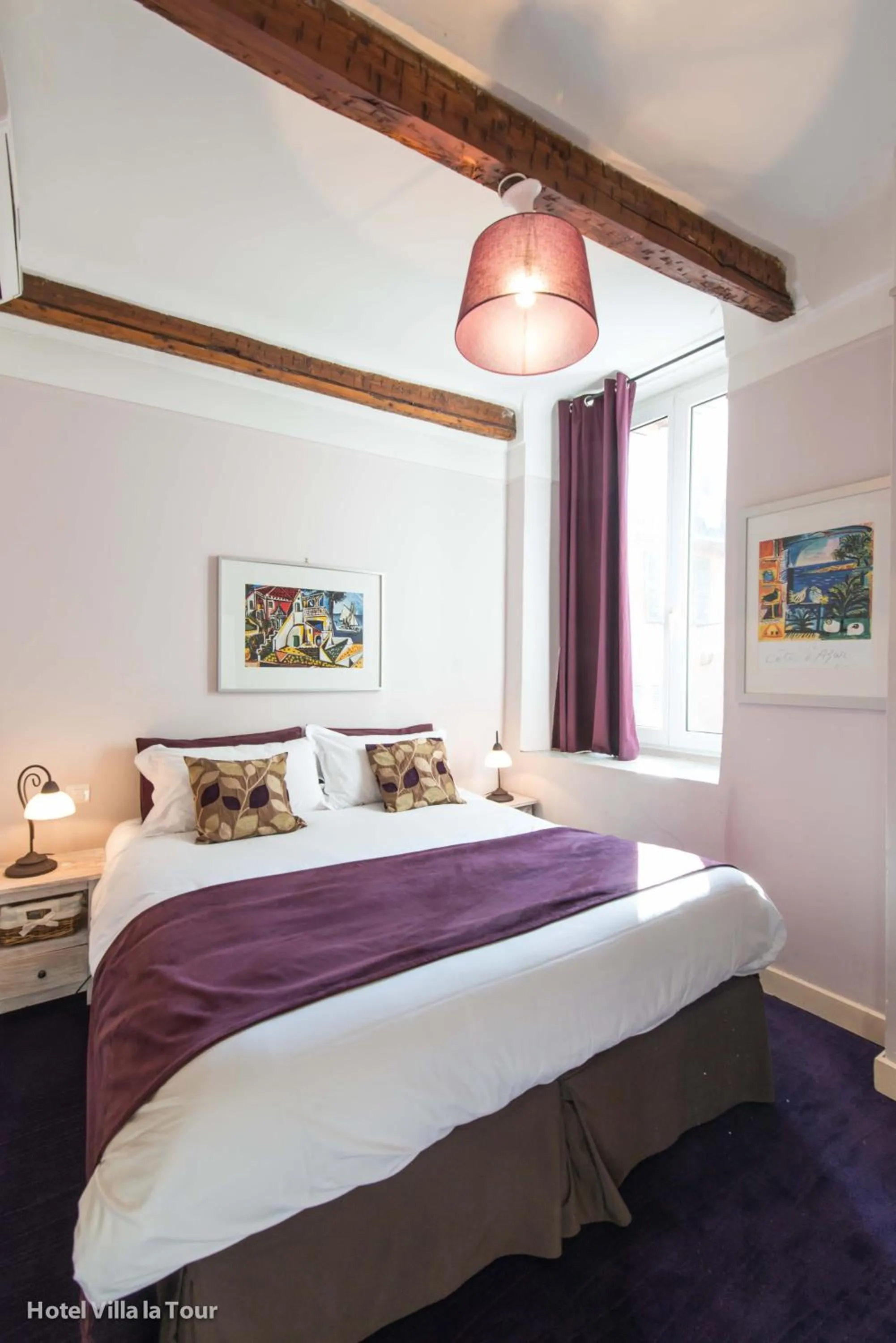 Bird's eye view, Bed in Hotel Villa La Tour