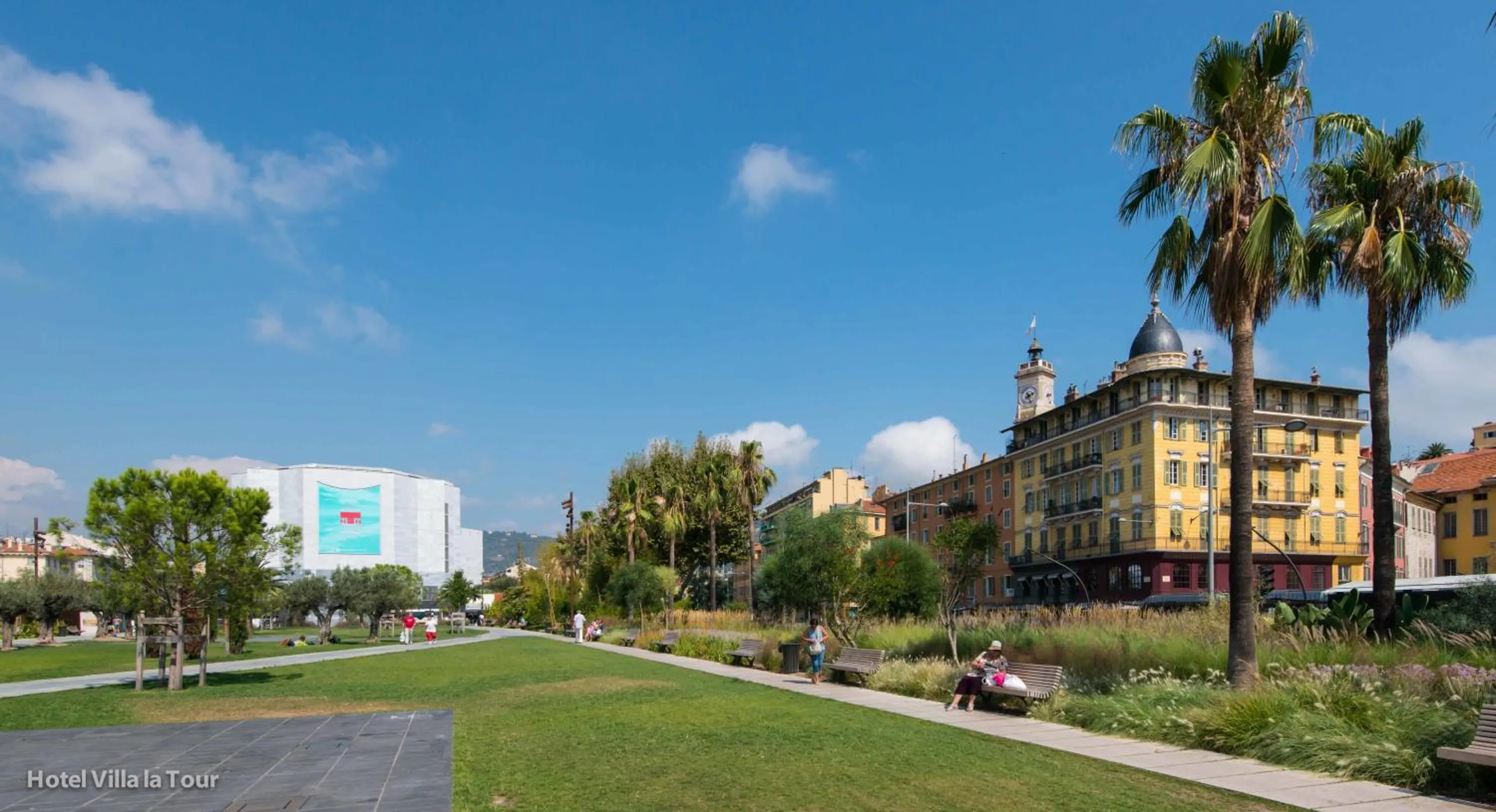 Garden in Hotel Villa La Tour