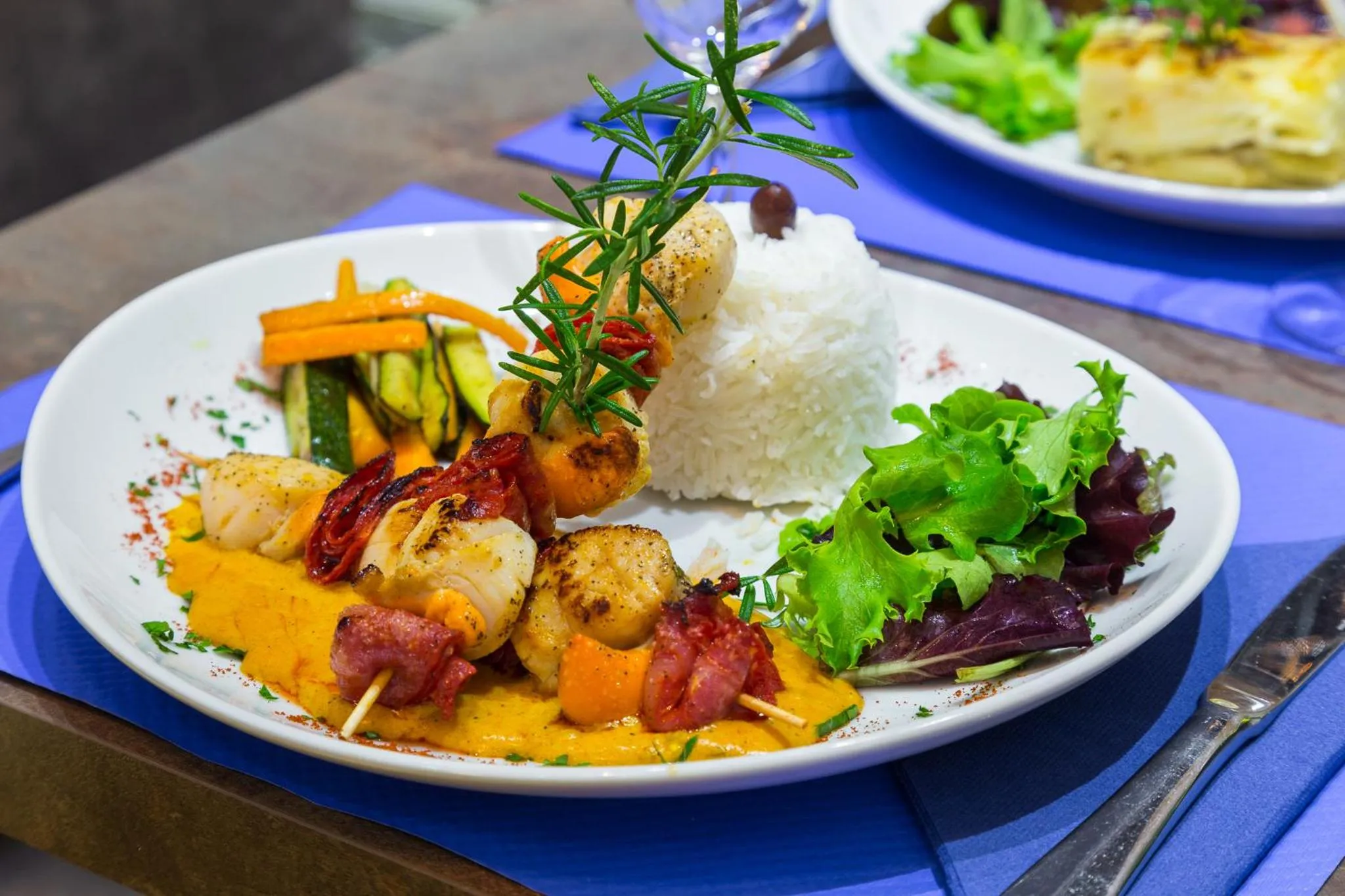 Food in Hotel Villa La Tour