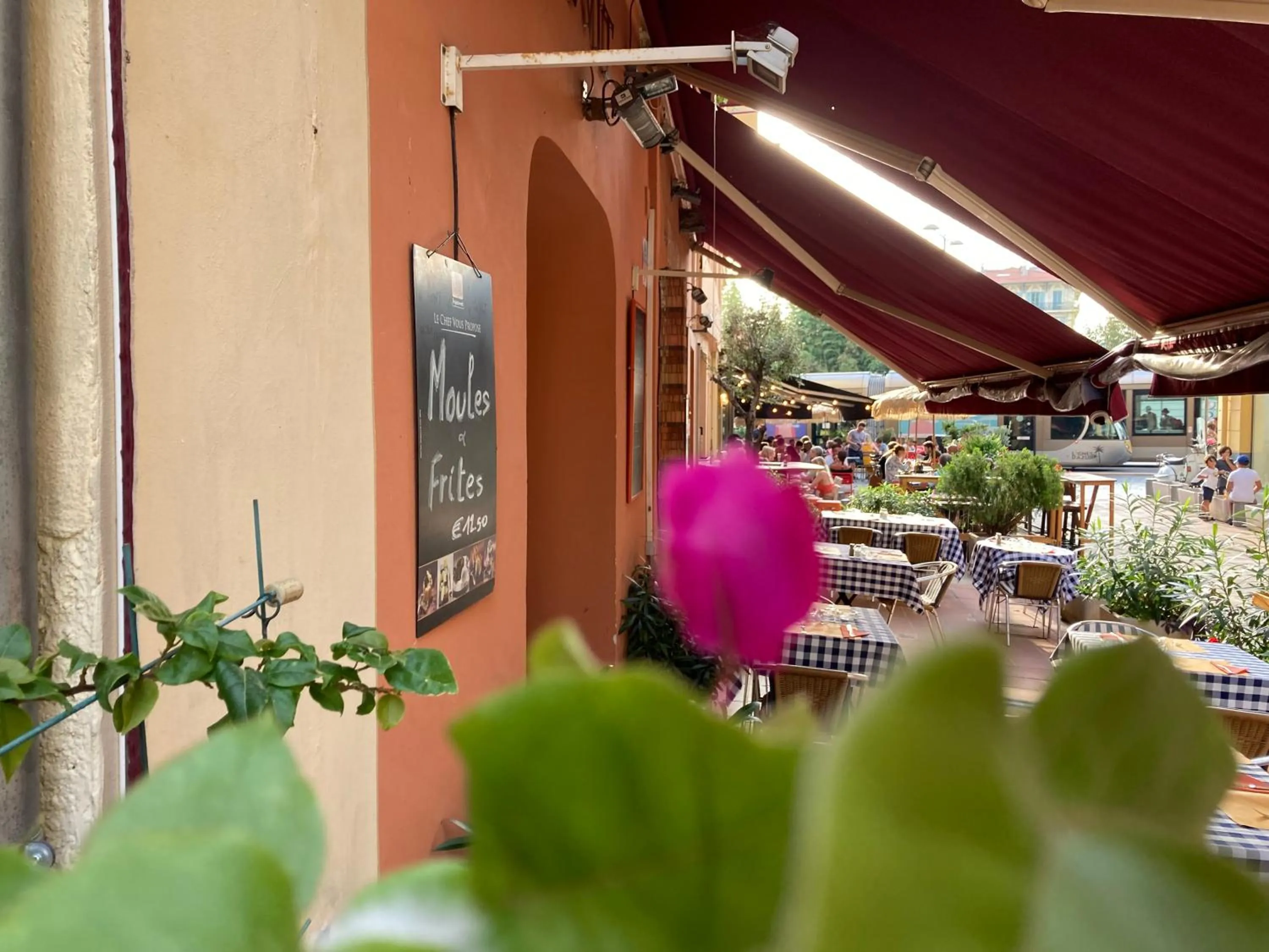 Patio in Hotel Villa La Tour