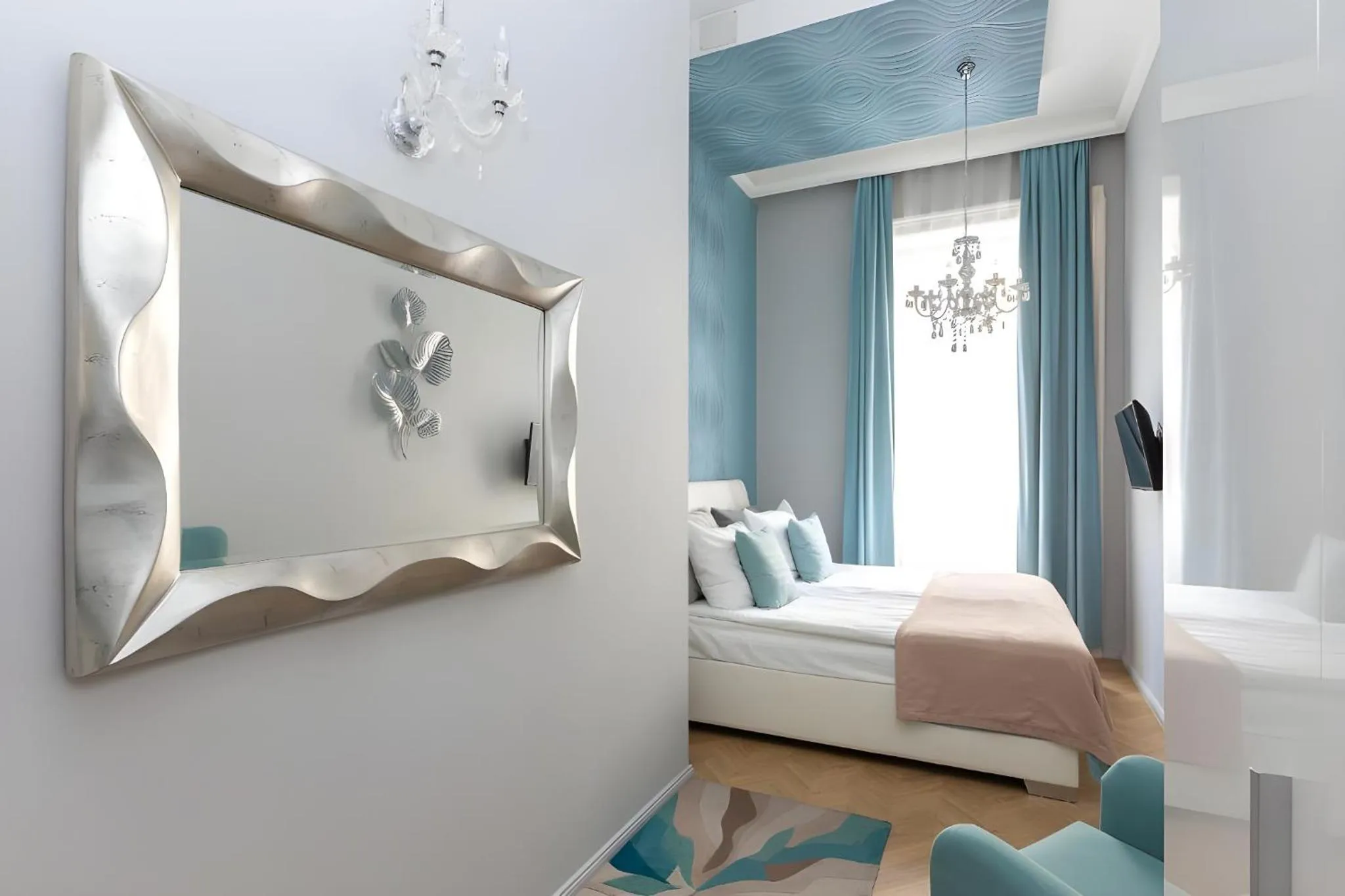 Living room, Bed in Butik Art Hotel