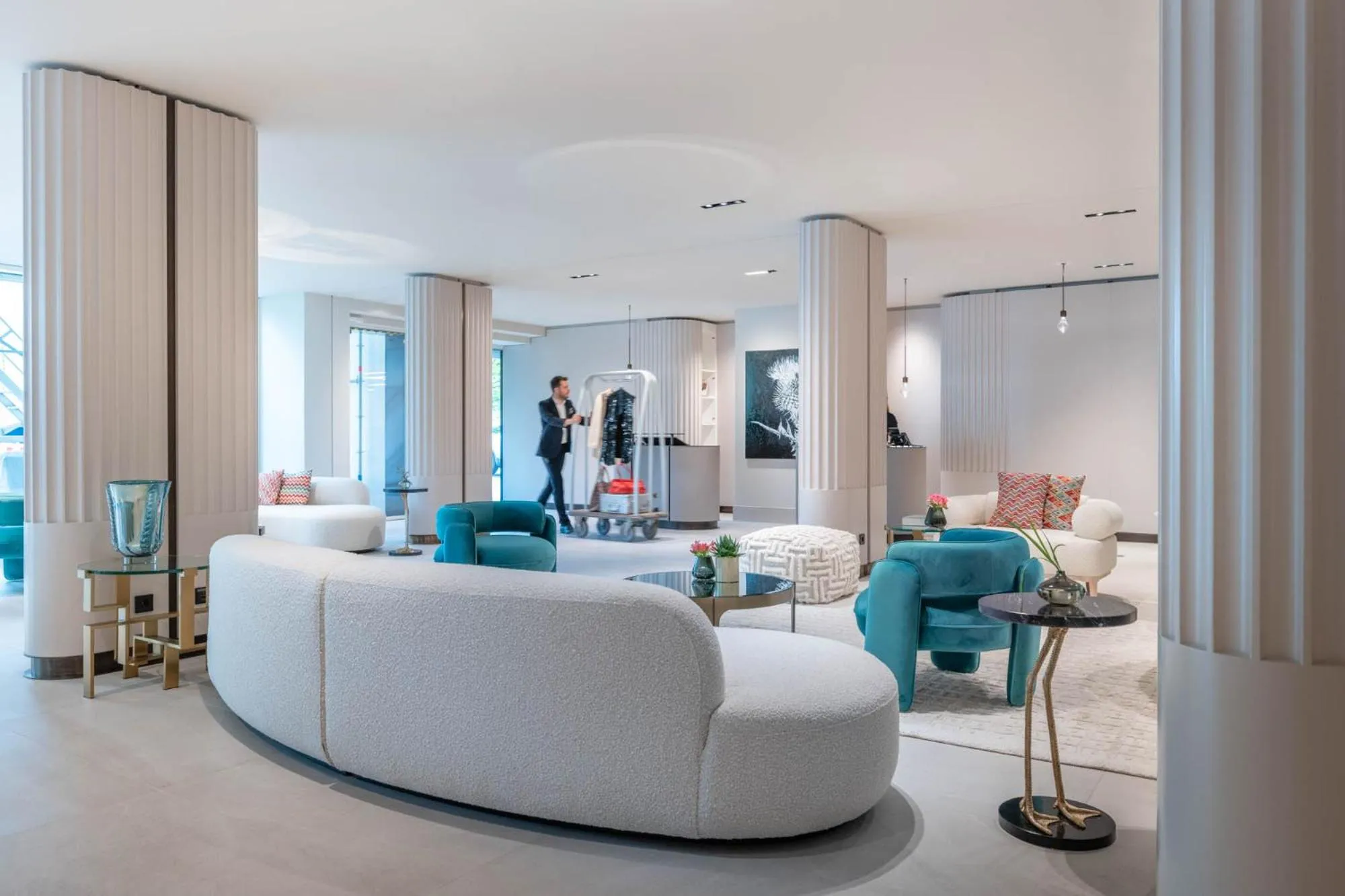 Lobby or reception in RIVA - Das Hotel am Bodensee