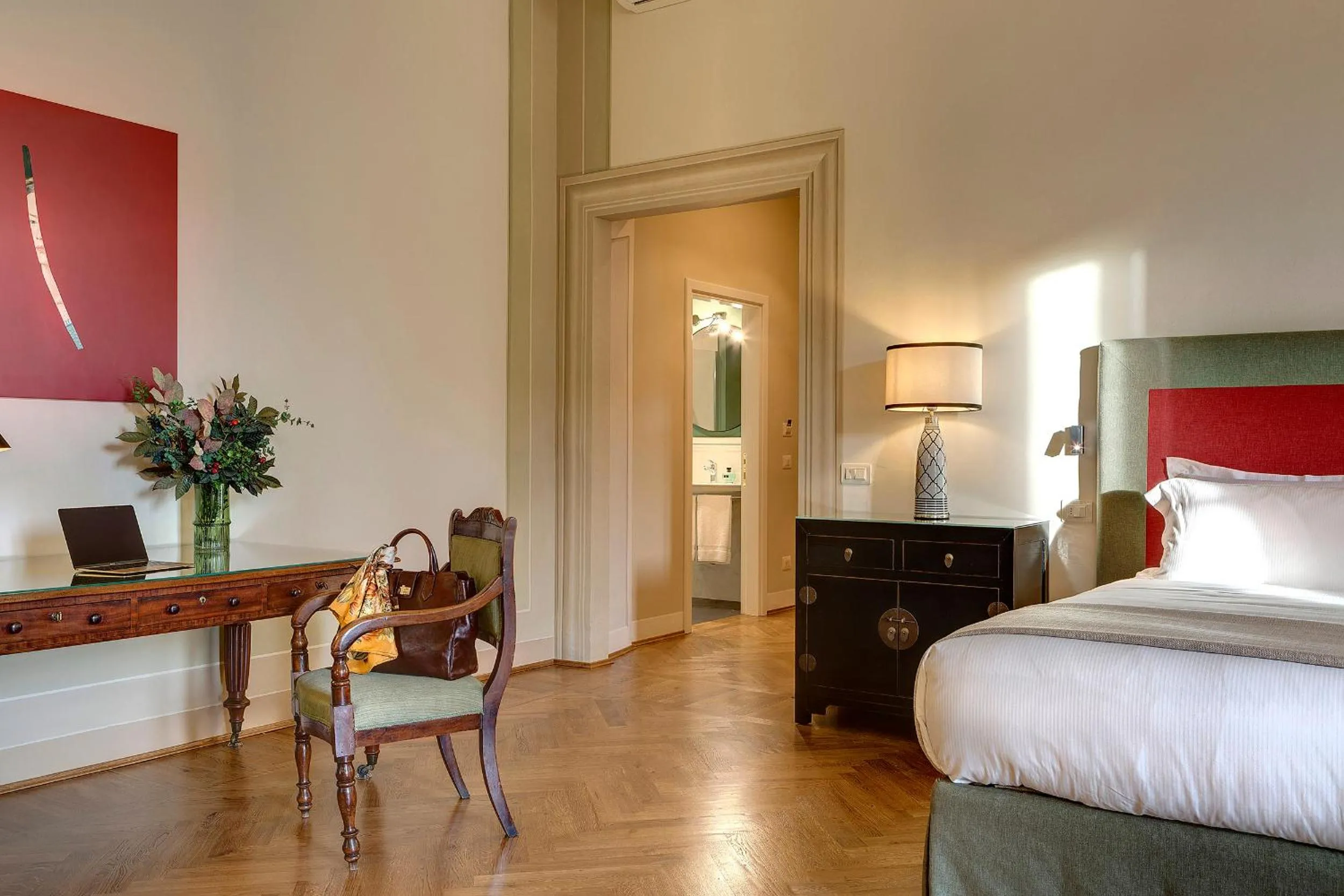 Bathroom, Bed in Santa Croce 14 B&B