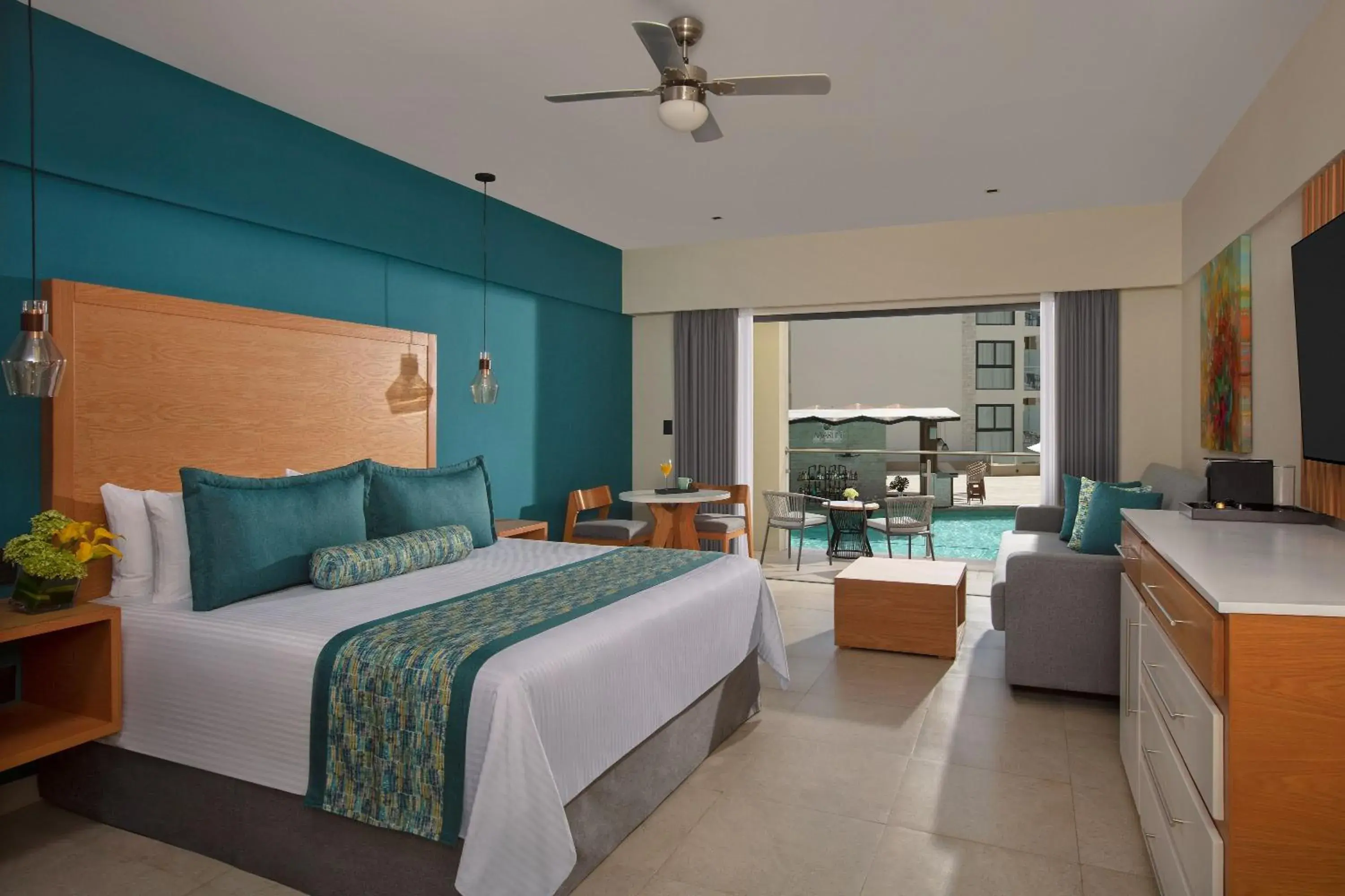 Bedroom, Bed in Dreams Cozumel Cape Resort & Spa Bedroom, Bed in Dreams Cozumel Cape Resort & Spa