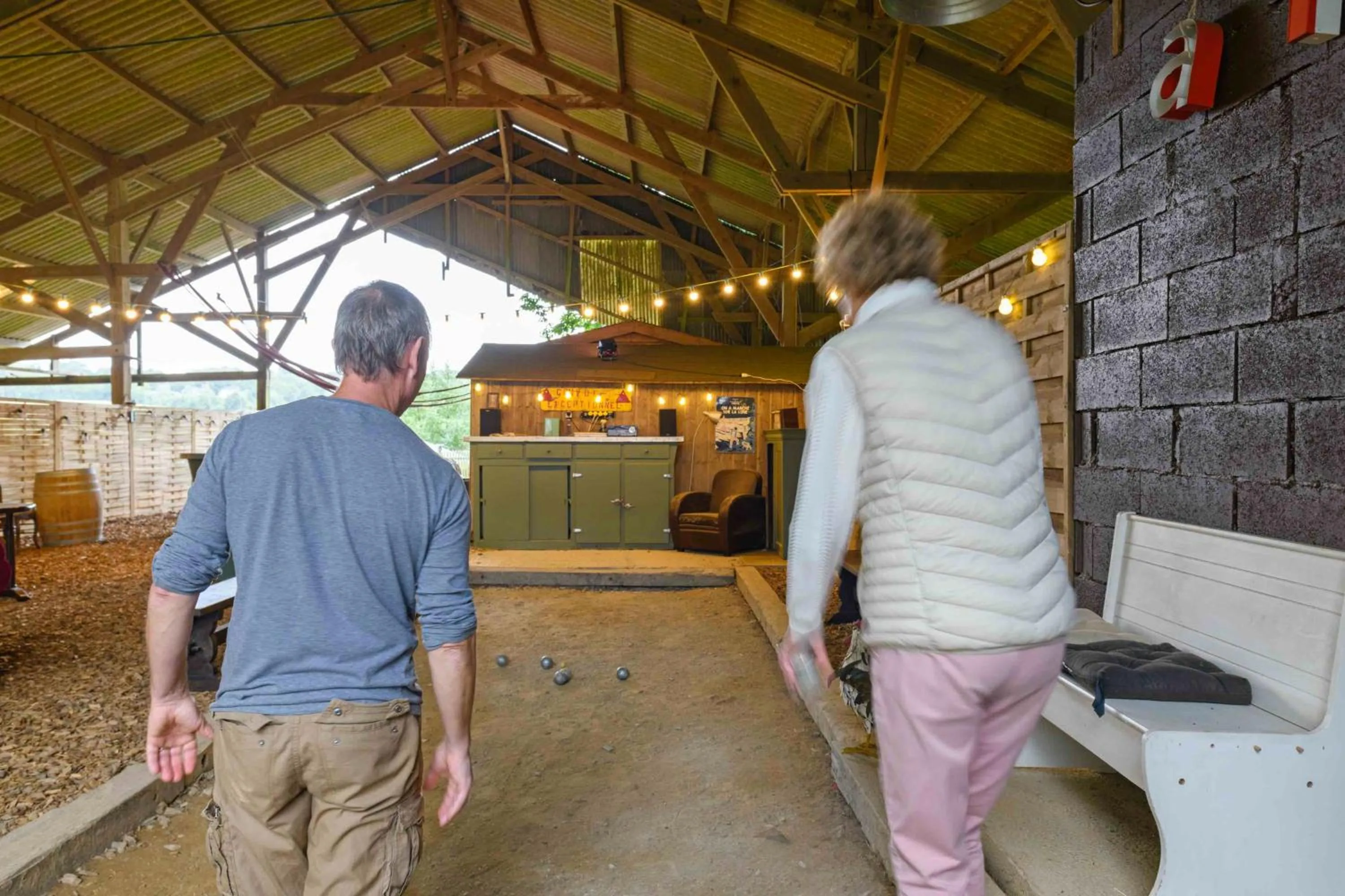 Children play ground in Les Pierres Bleues