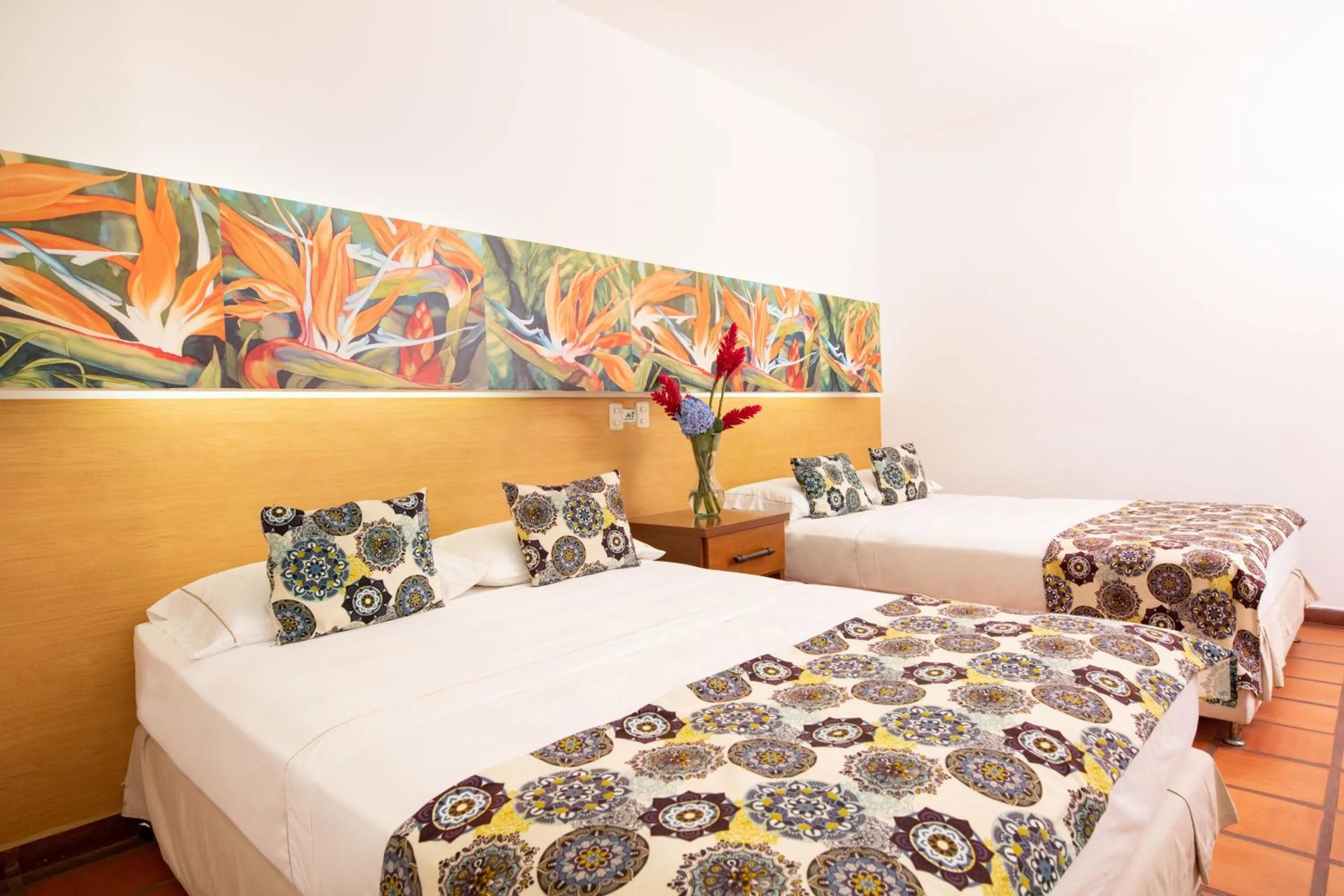 Bed in Hotel Eden Parque del Cafe