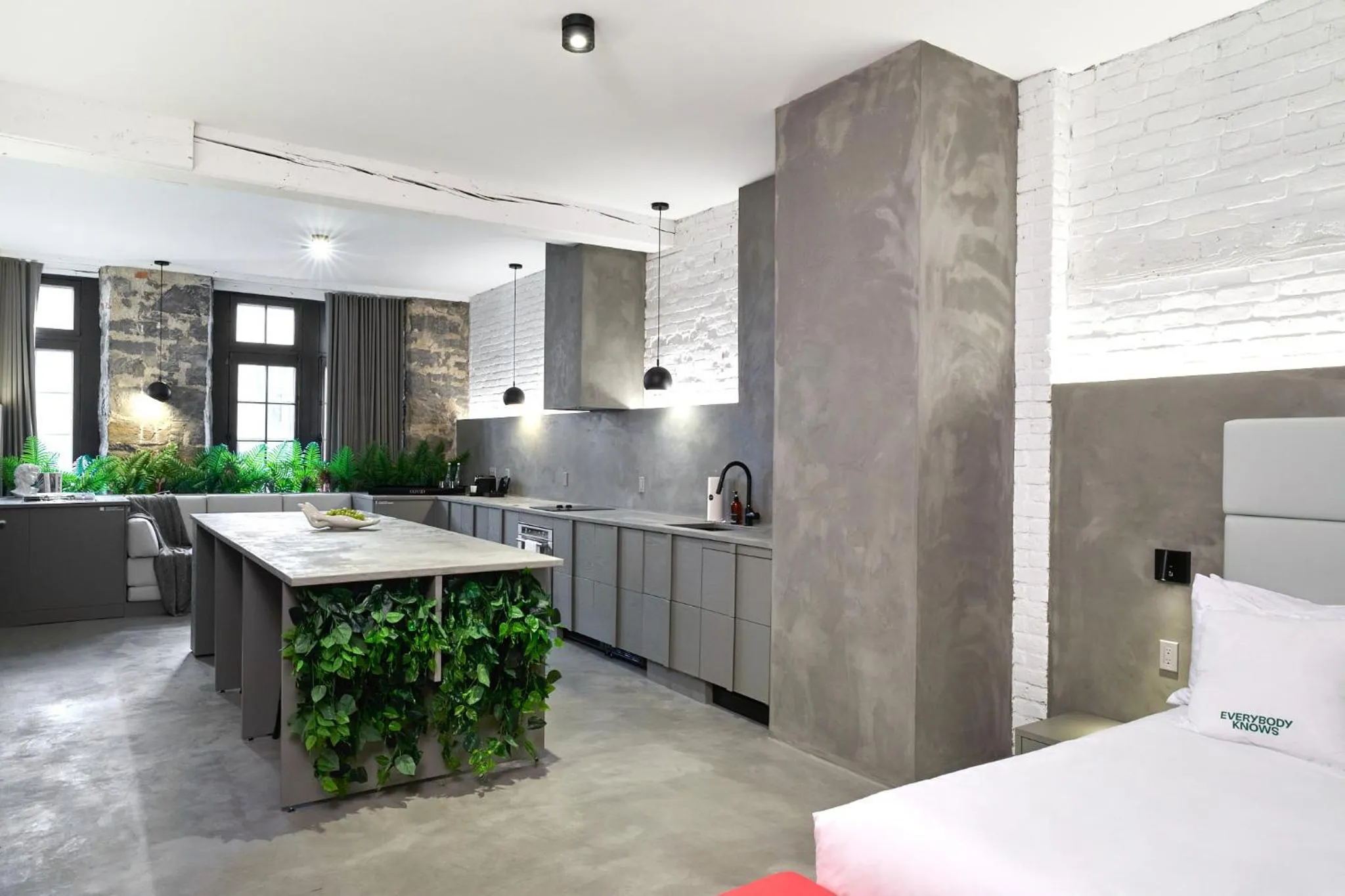 Kitchen or kitchenette in David Hotel