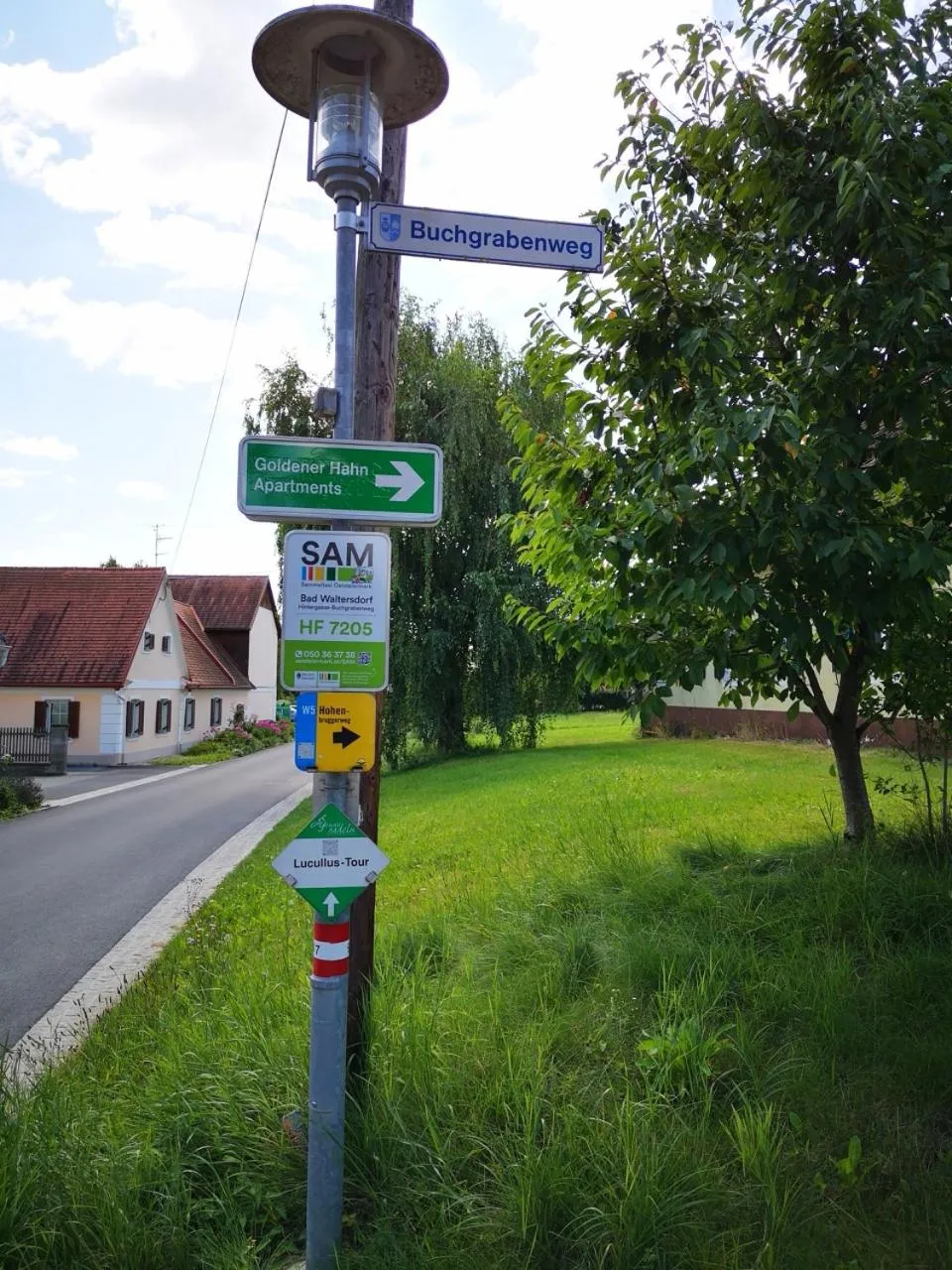 Area and facilities in Aparthotel "Goldener Hahn Apartments"