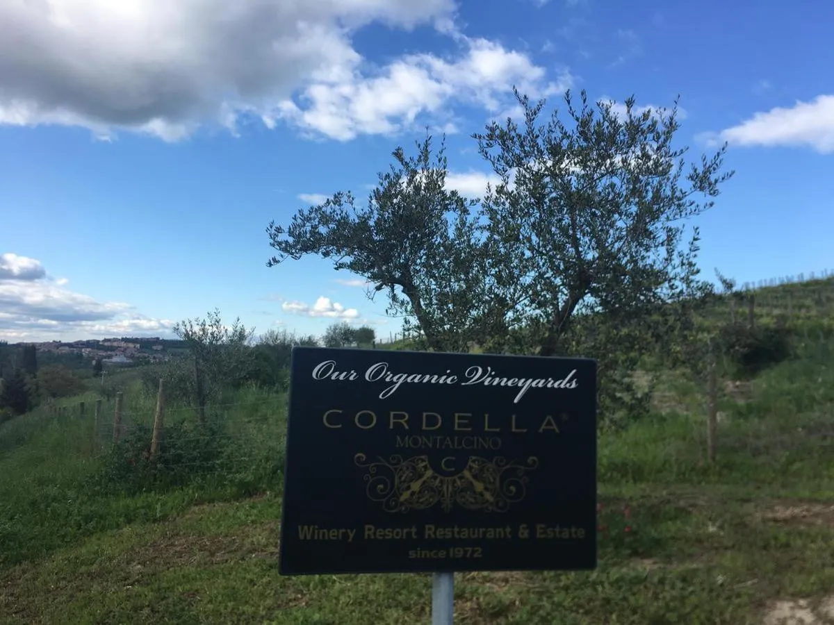 Property logo or sign in Cordella in Montalcino Wine Resort