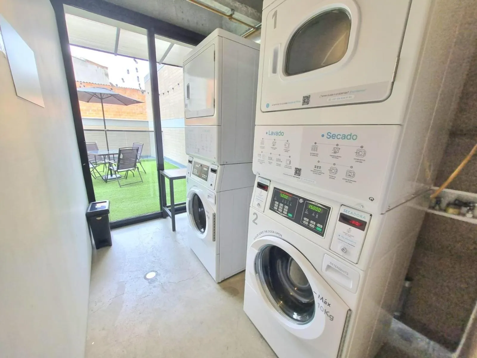 washing machine in Loft 43