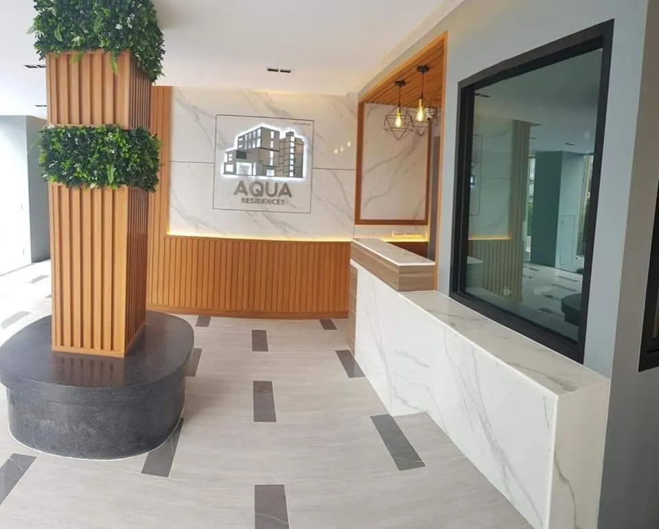 Facade/entrance in Aqua Residences อควา เรสซิเดนซ์ ห้องพักใหม่ให้เช่า ติดรถไฟฟ้าสถานีวุฒากาศ