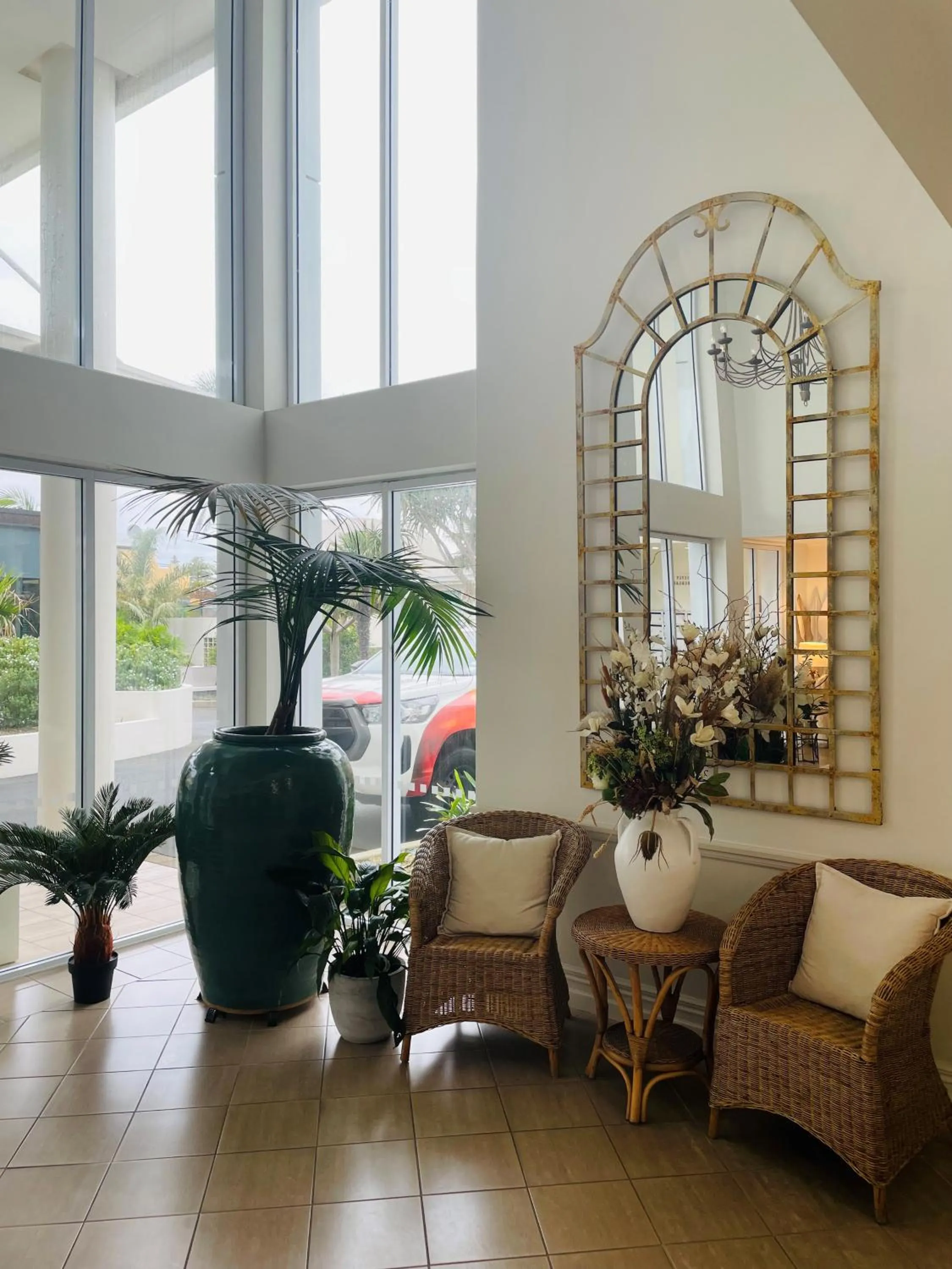 Seating area in Beaumont Apartments