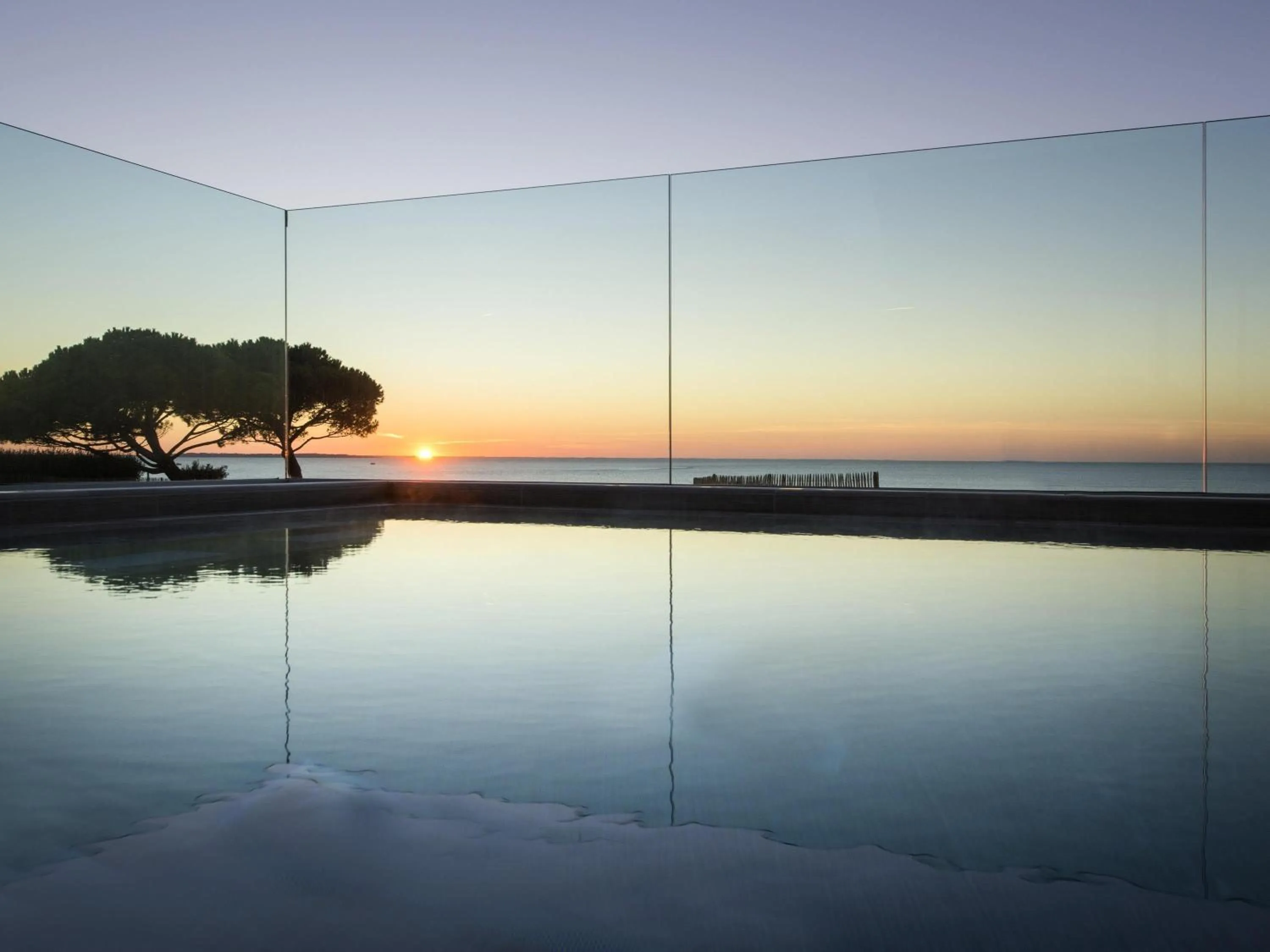 Pool view in La Grande Terrasse Hotel & Spa La Rochelle - MGallery Collection