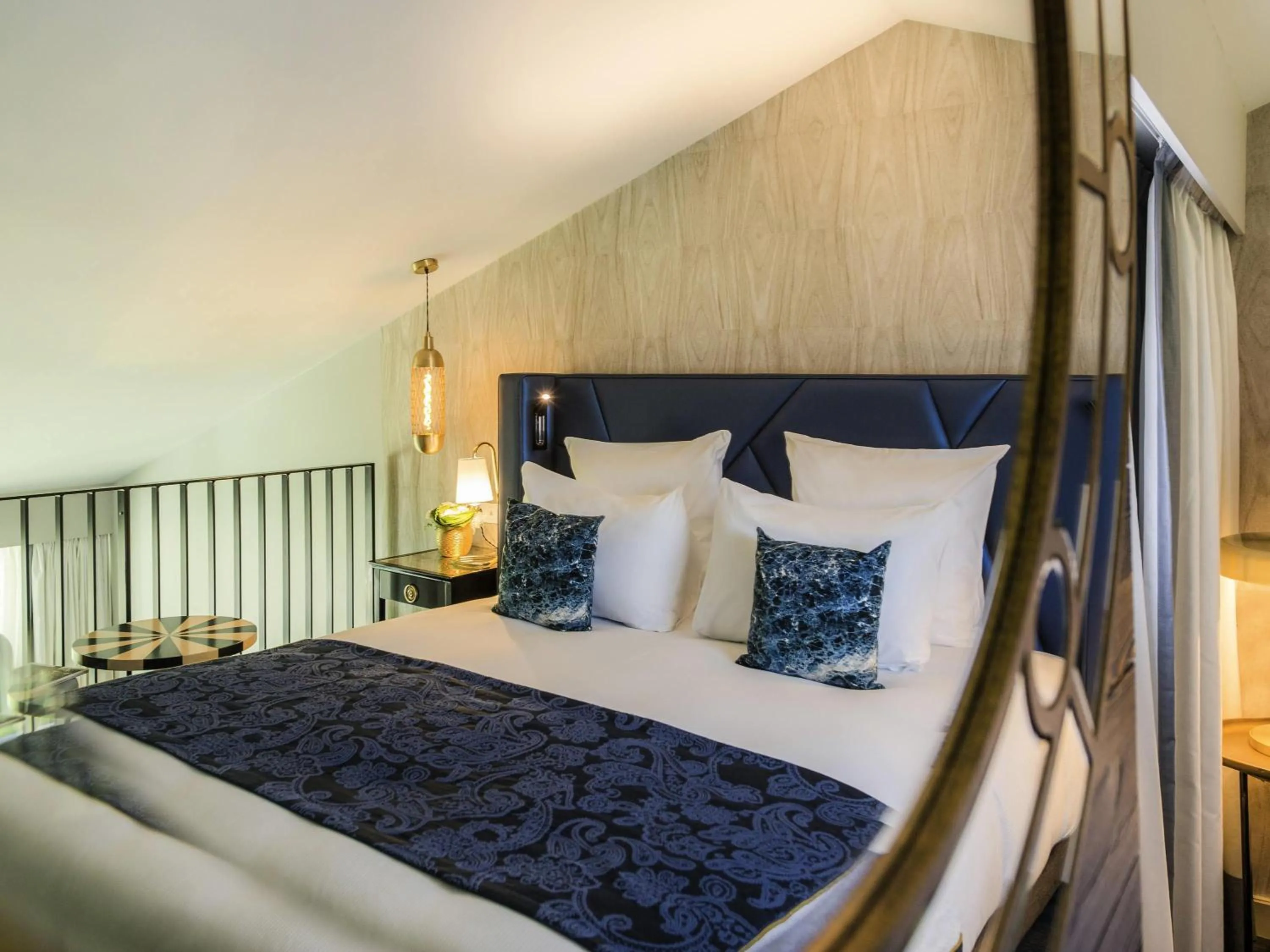 Bedroom, Bed in La Grande Terrasse Hotel & Spa La Rochelle - MGallery Collection