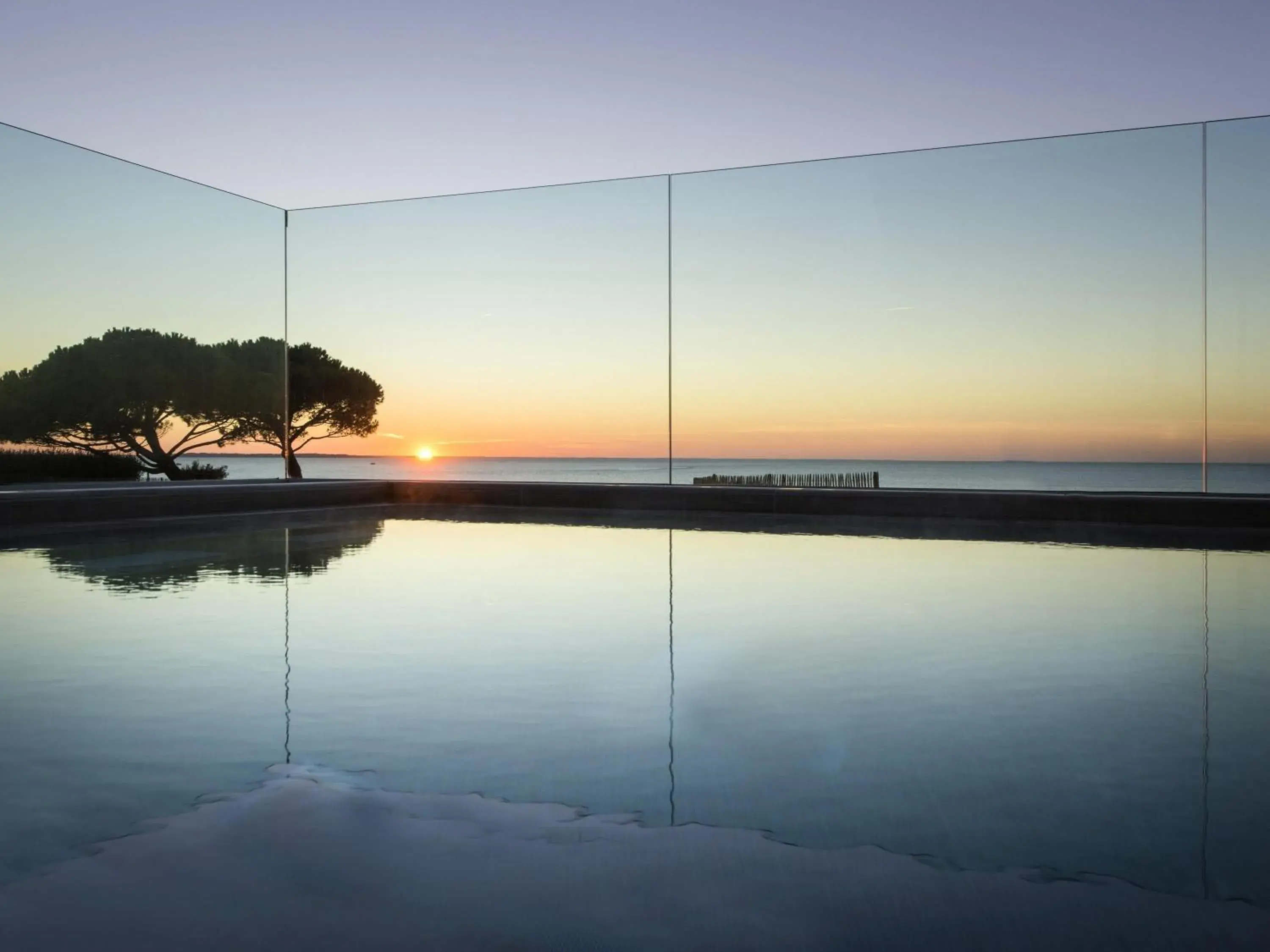 Pool view in La Grande Terrasse Hotel & Spa La Rochelle - MGallery Collection Pool view in La Grande Terrasse Hotel & Spa La Rochelle - MGallery Collection