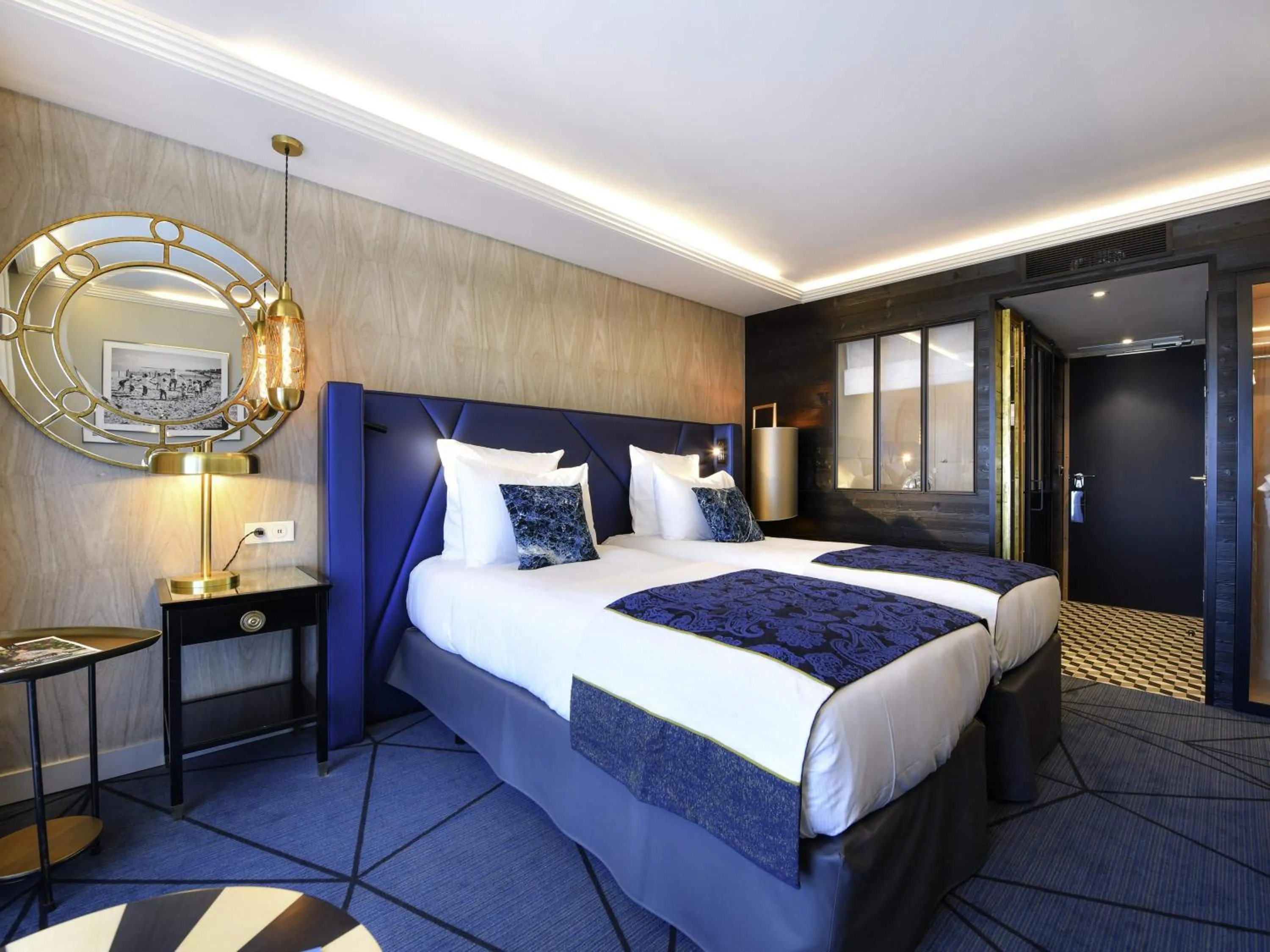 Bedroom, Bed in La Grande Terrasse Hotel & Spa La Rochelle - MGallery Collection