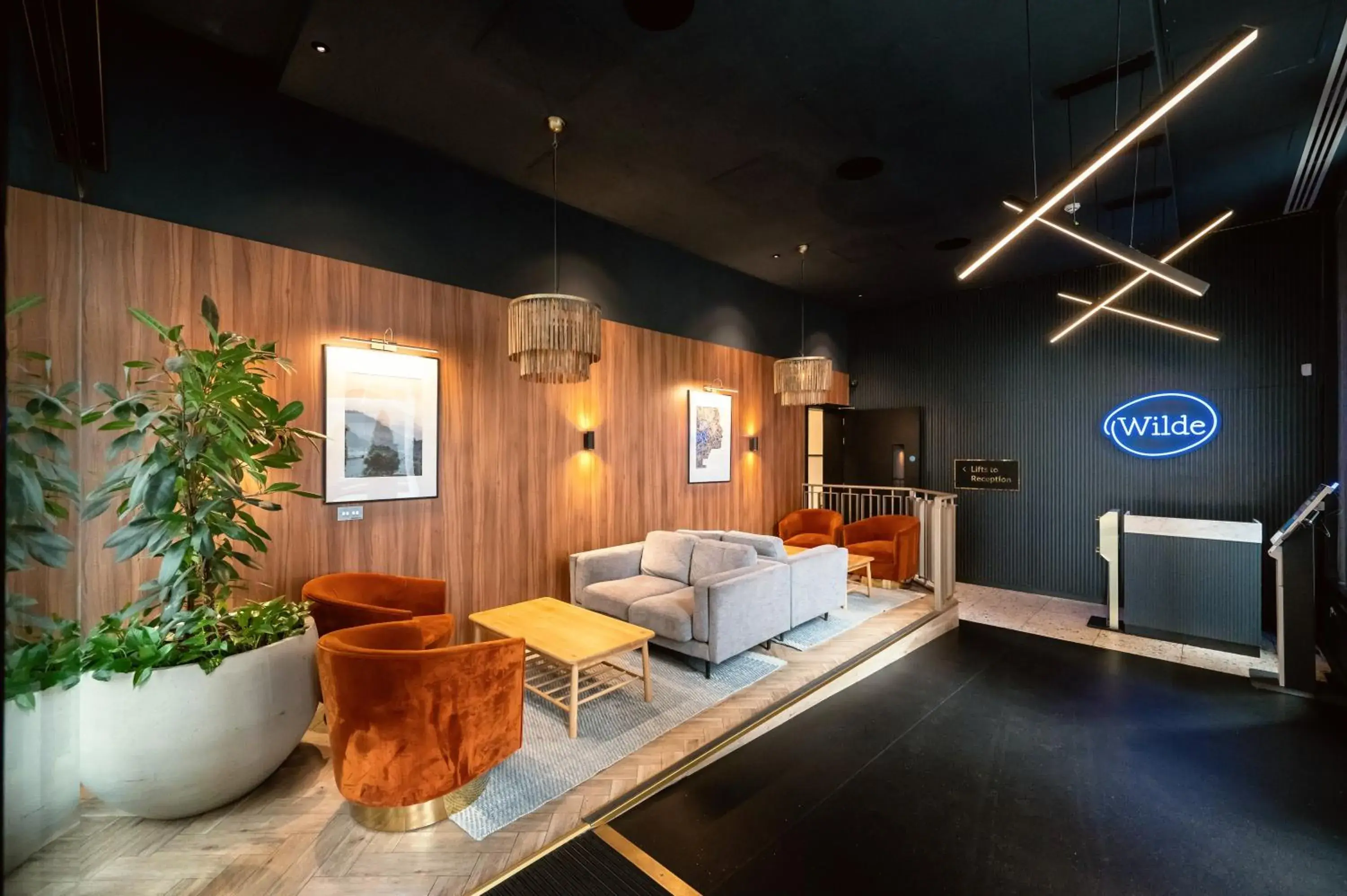 Lobby or reception in Wilde Aparthotels Manchester City Centre Lobby or reception in Wilde Aparthotels Manchester City Centre