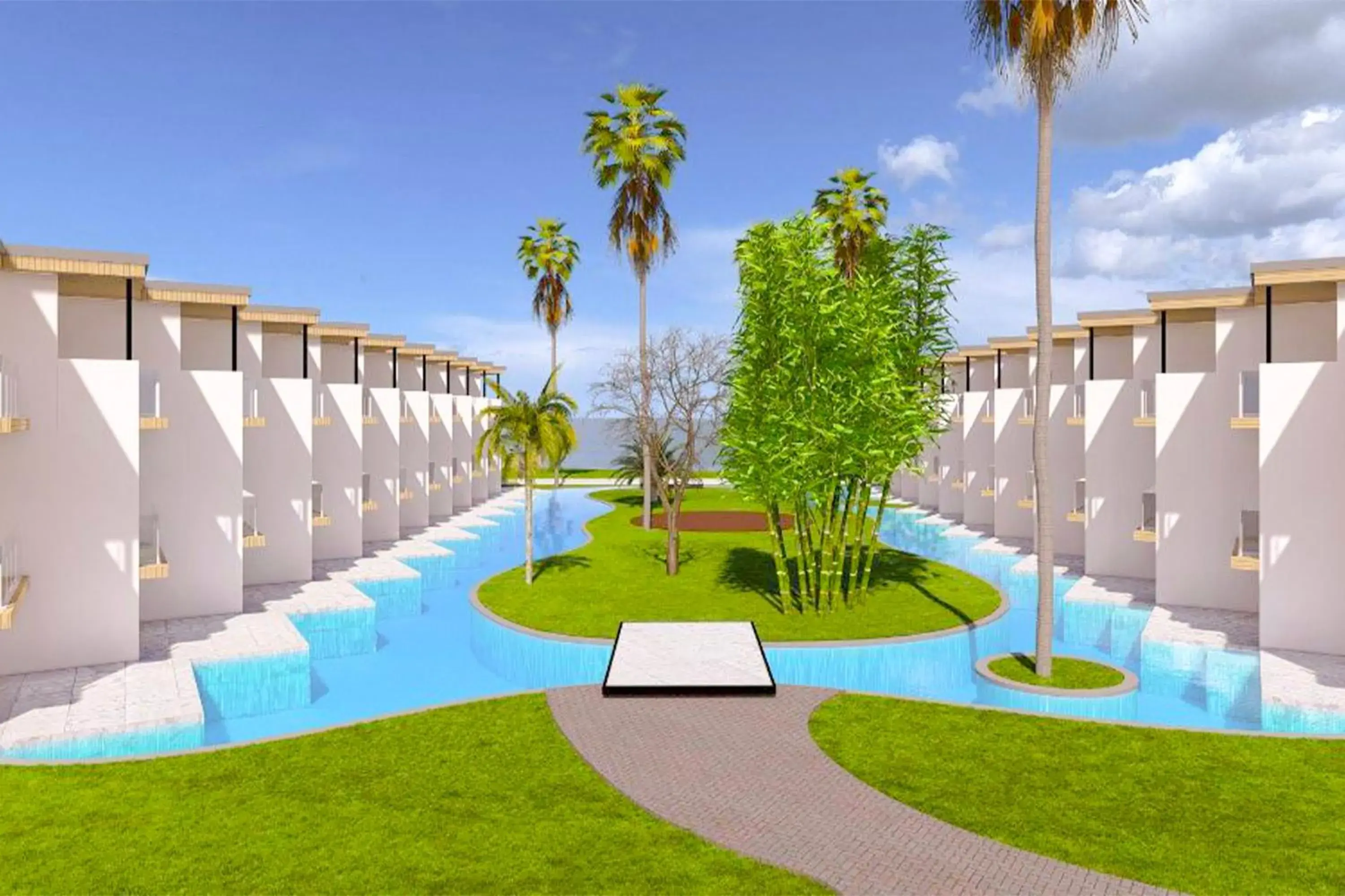 Swimming pool in Kombo Beach Resort Swimming pool in Kombo Beach Resort