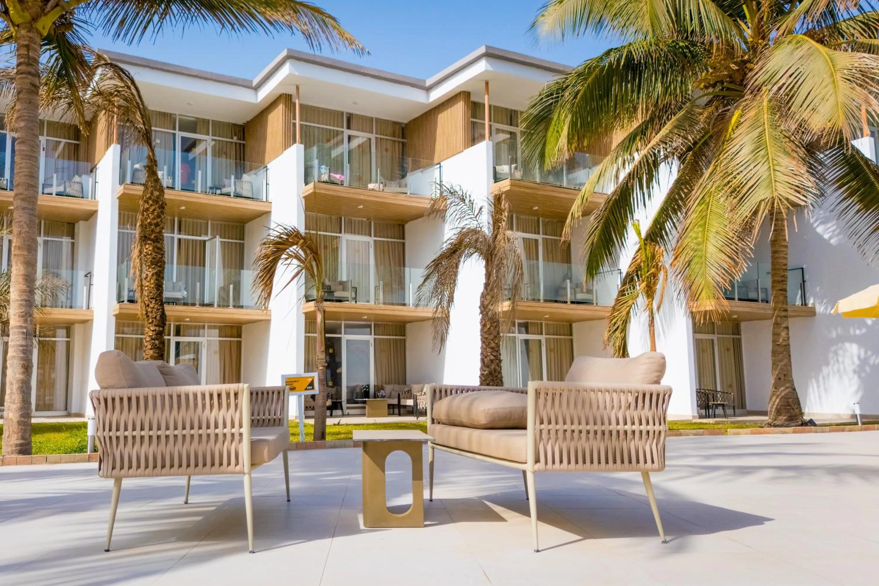 Property building in Kombo Beach Resort