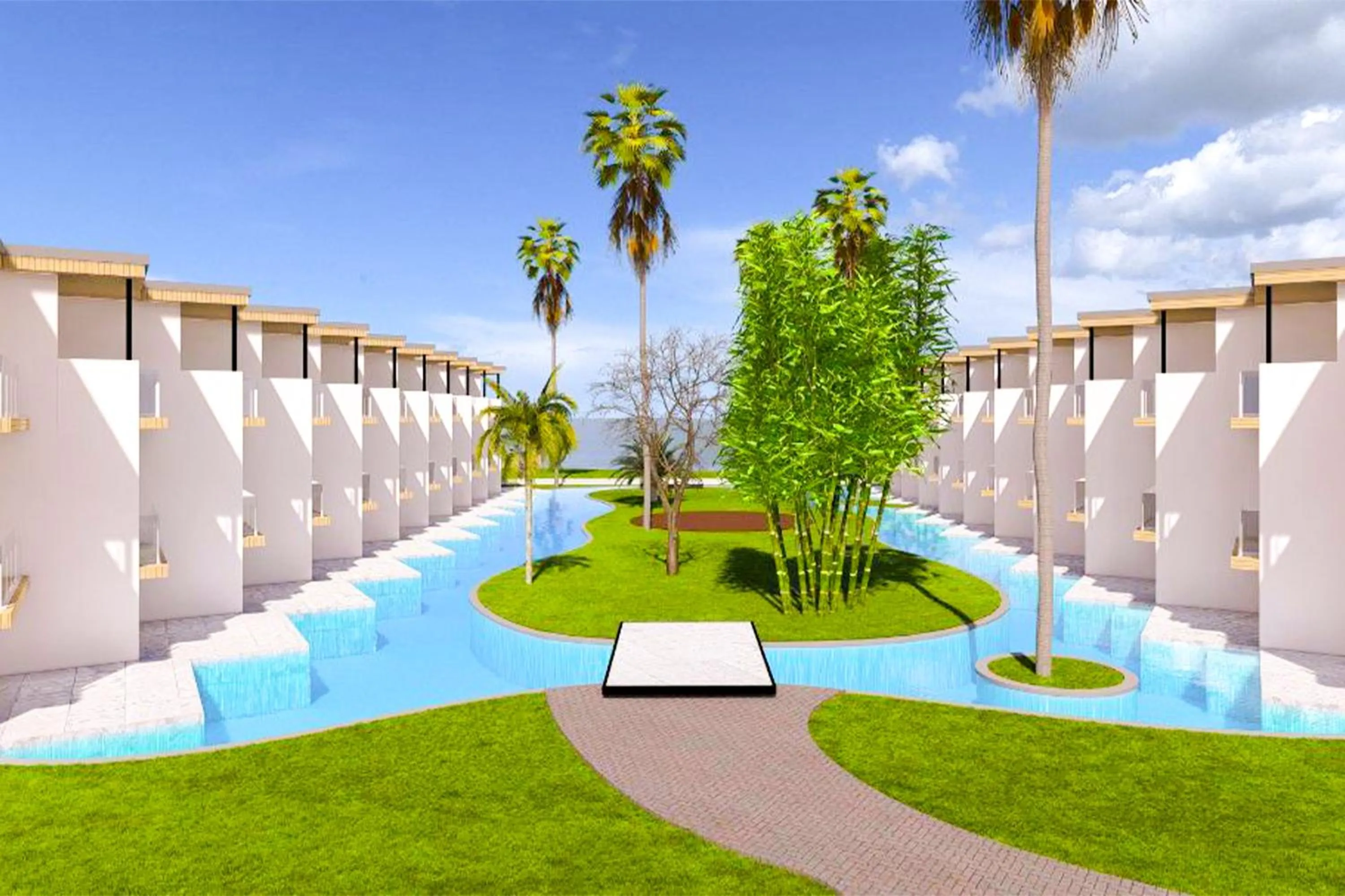 Swimming pool in Kombo Beach Resort