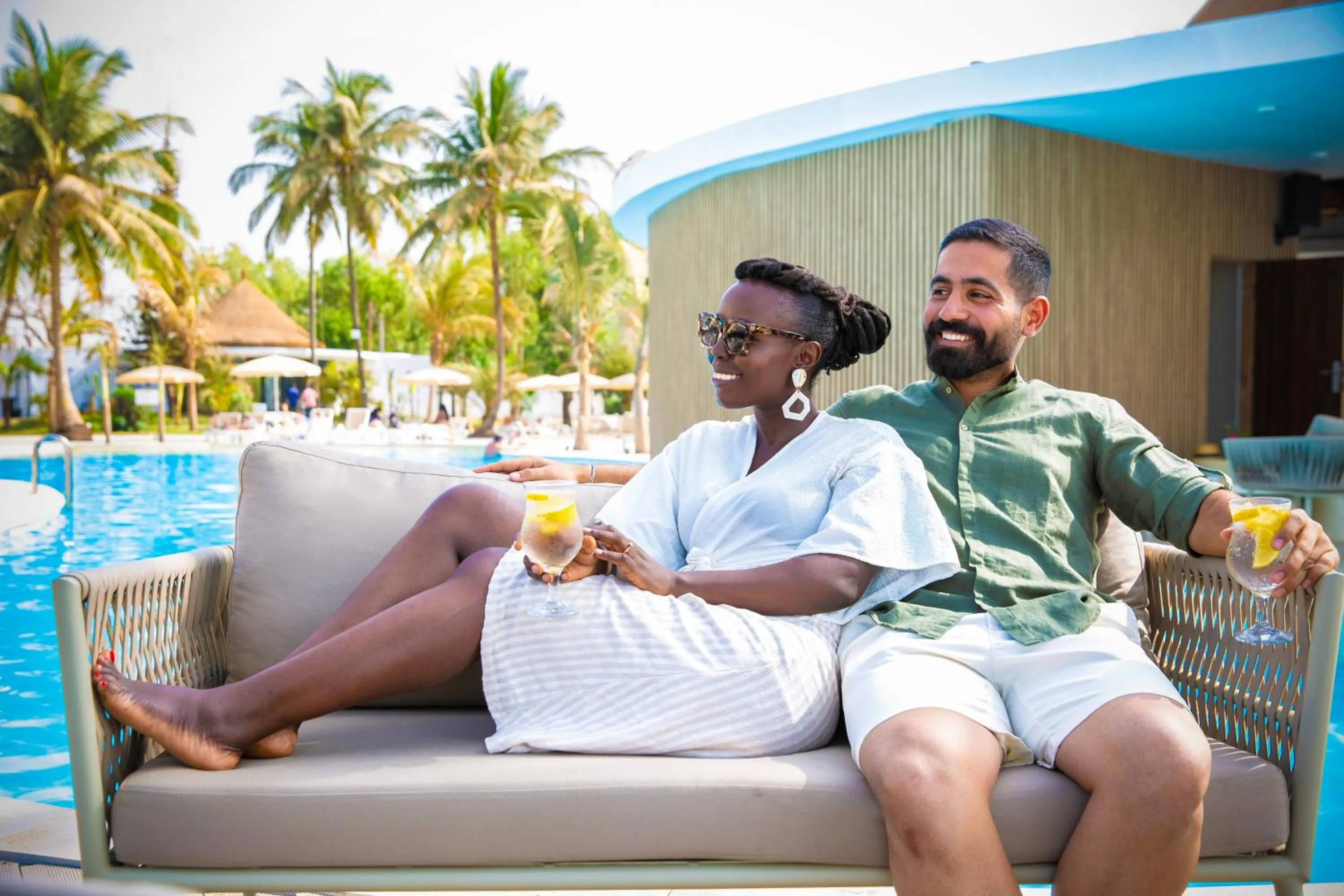 Guests in Kombo Beach Resort