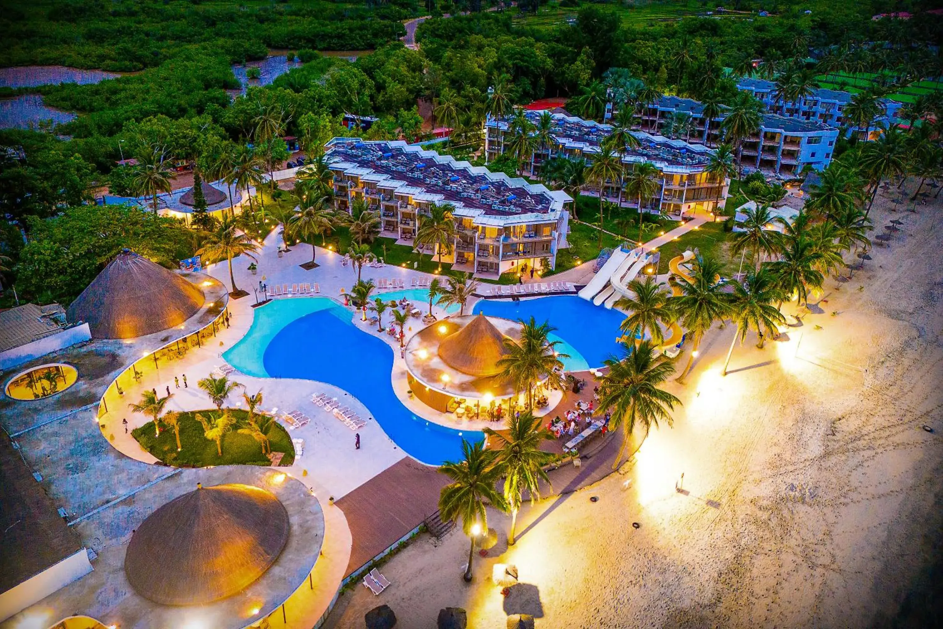 Property building in Kombo Beach Resort Property building in Kombo Beach Resort