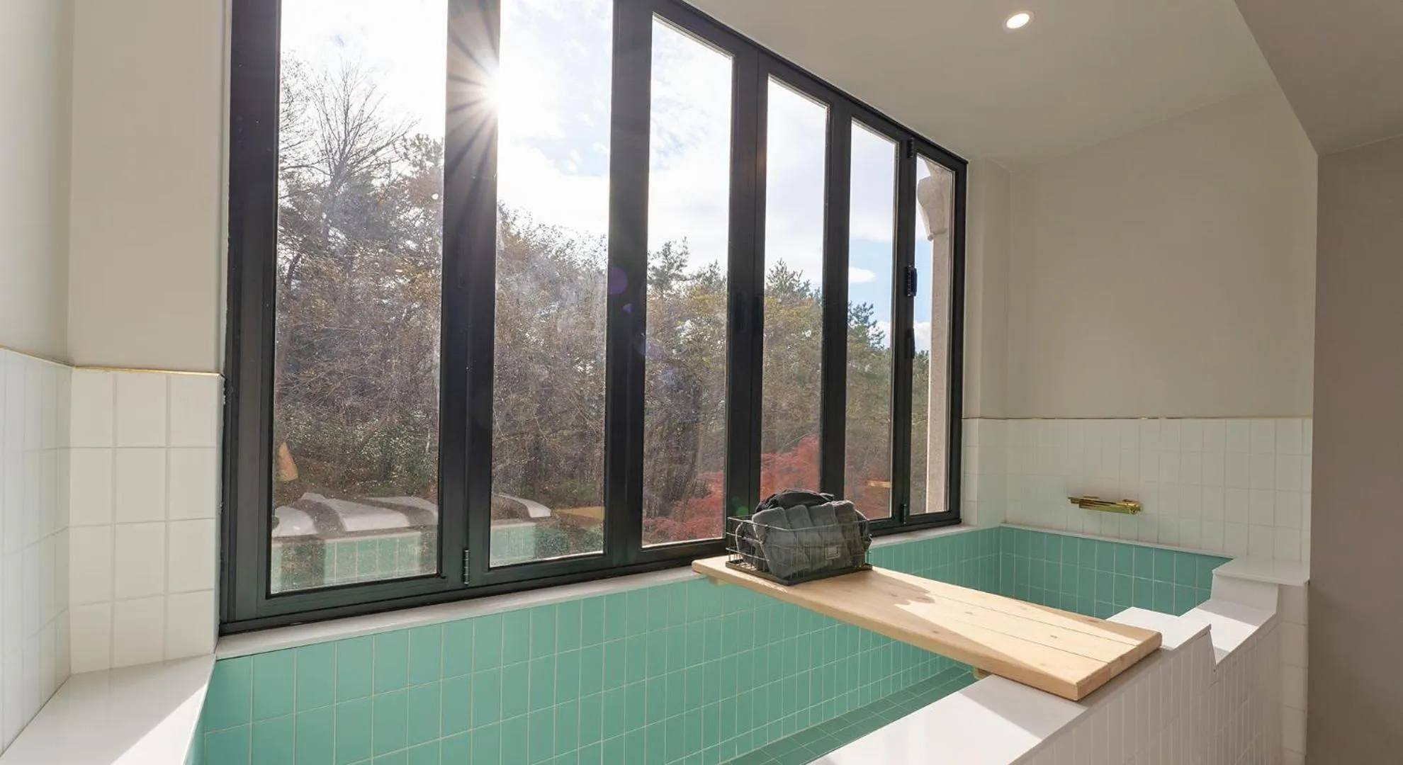 Hot Tub in Denbasta forest Hotel