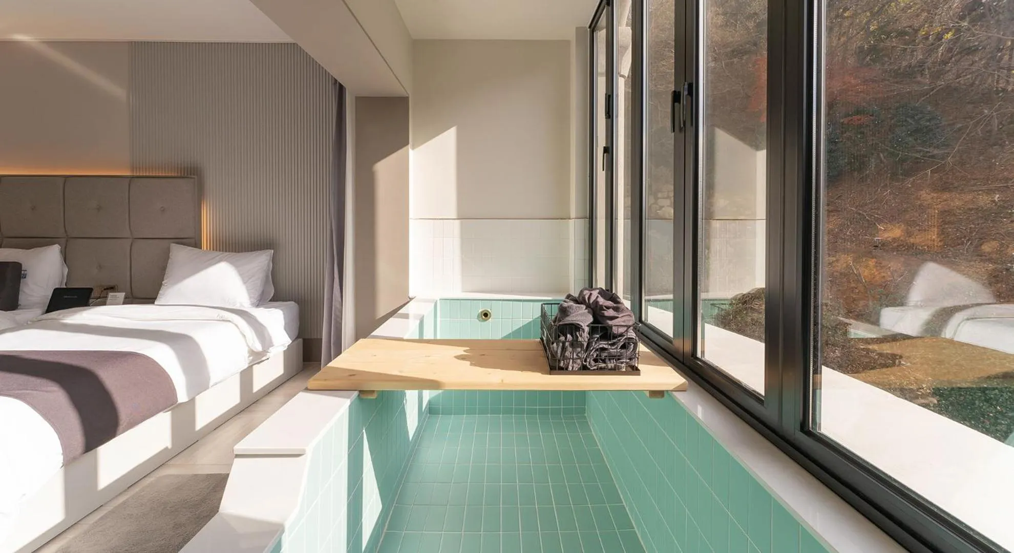 Solarium, Bed in Denbasta forest Hotel