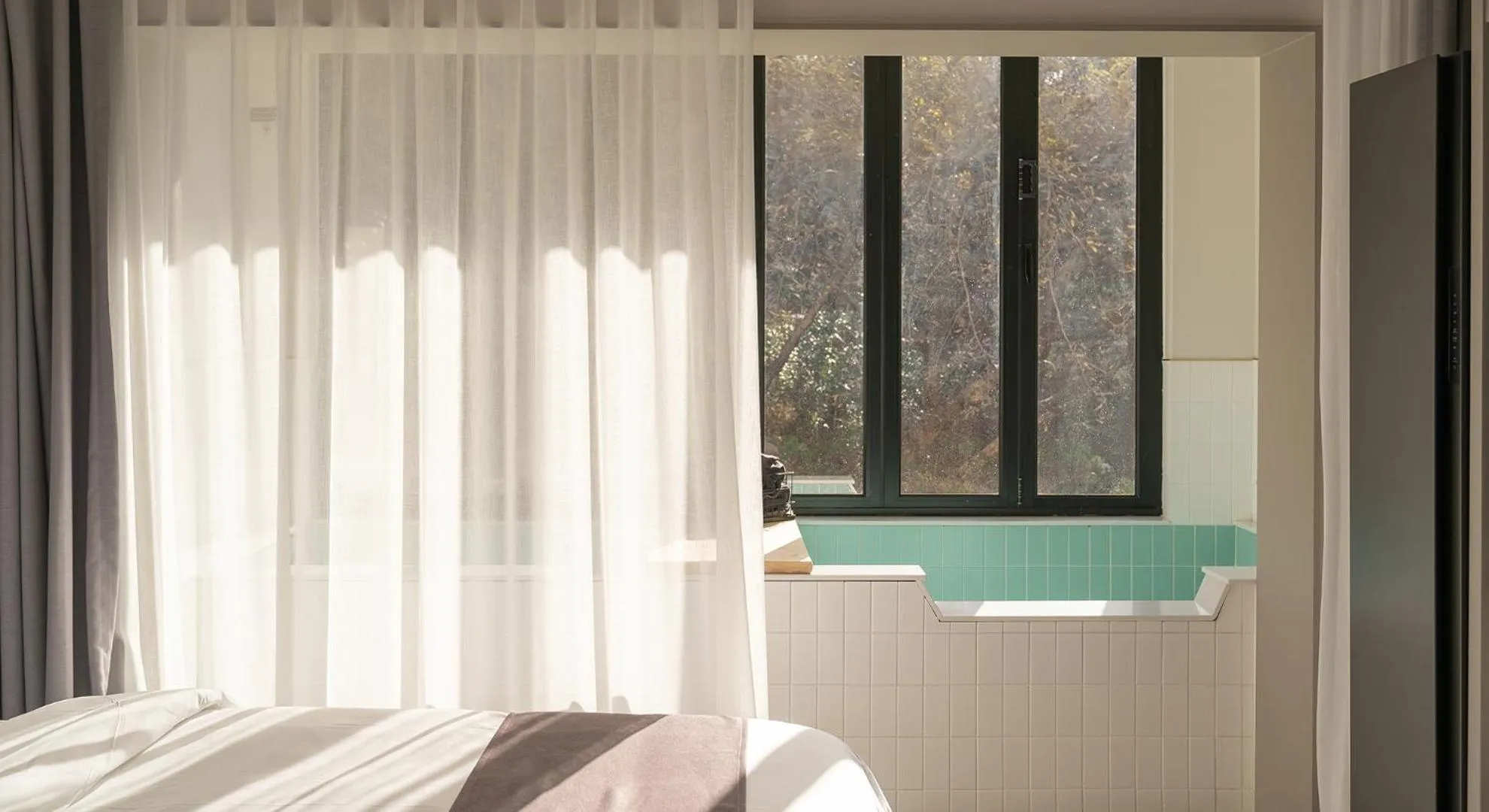 Sauna in Denbasta forest Hotel