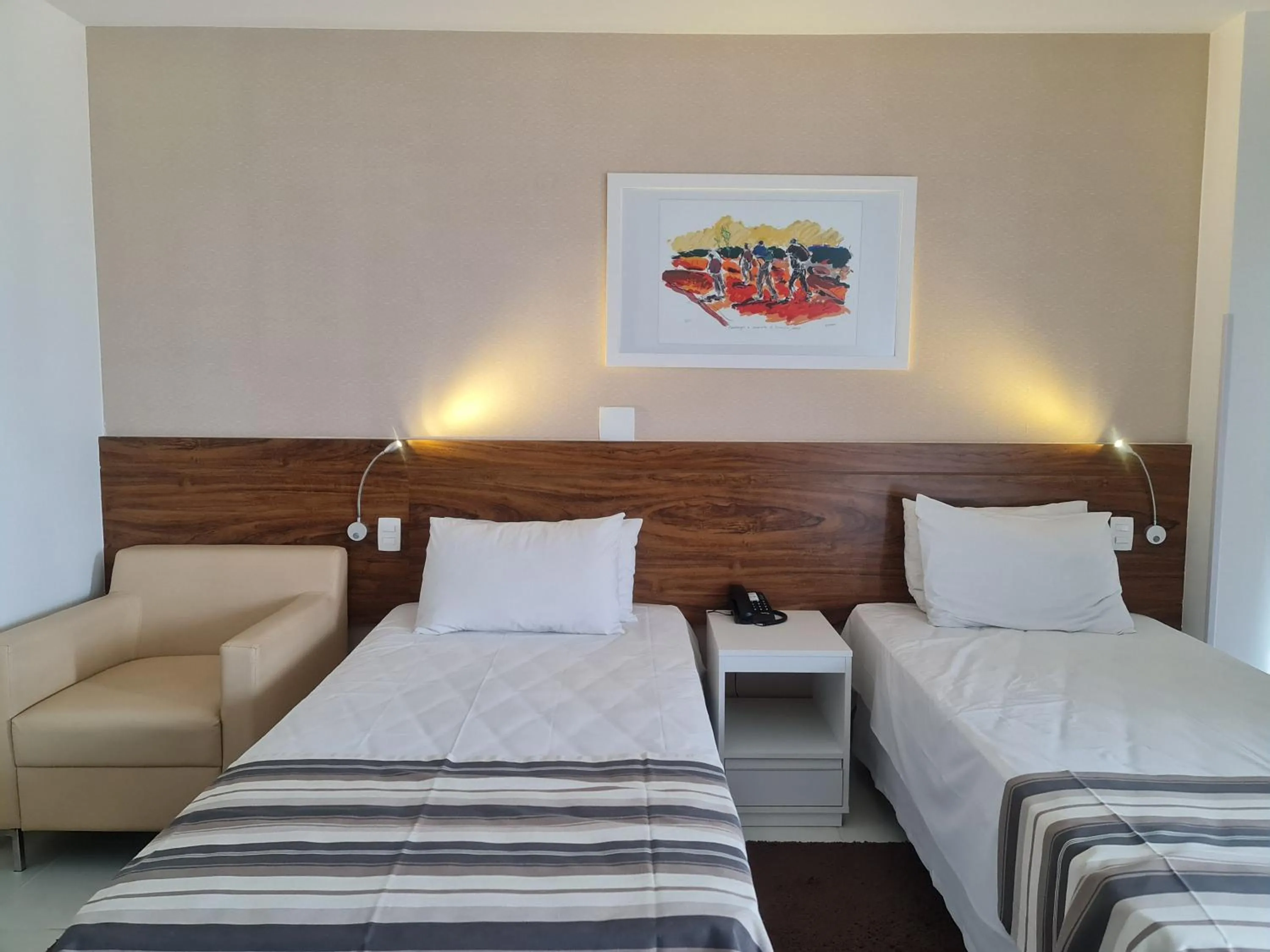 Bedroom, Bed in Flat Particular - SHN - Vista Livre Esplanada