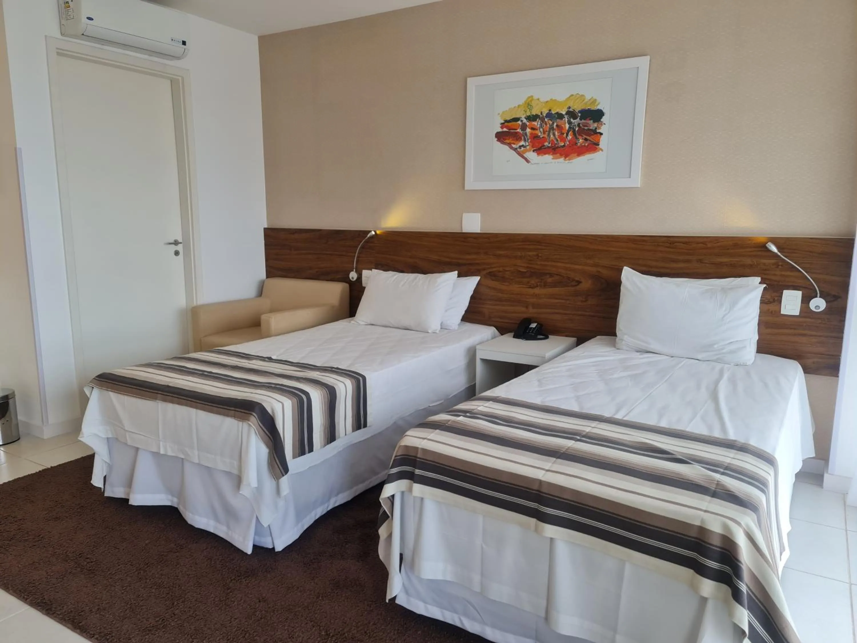 Bedroom, Bed in Flat Particular - SHN - Vista Livre Esplanada