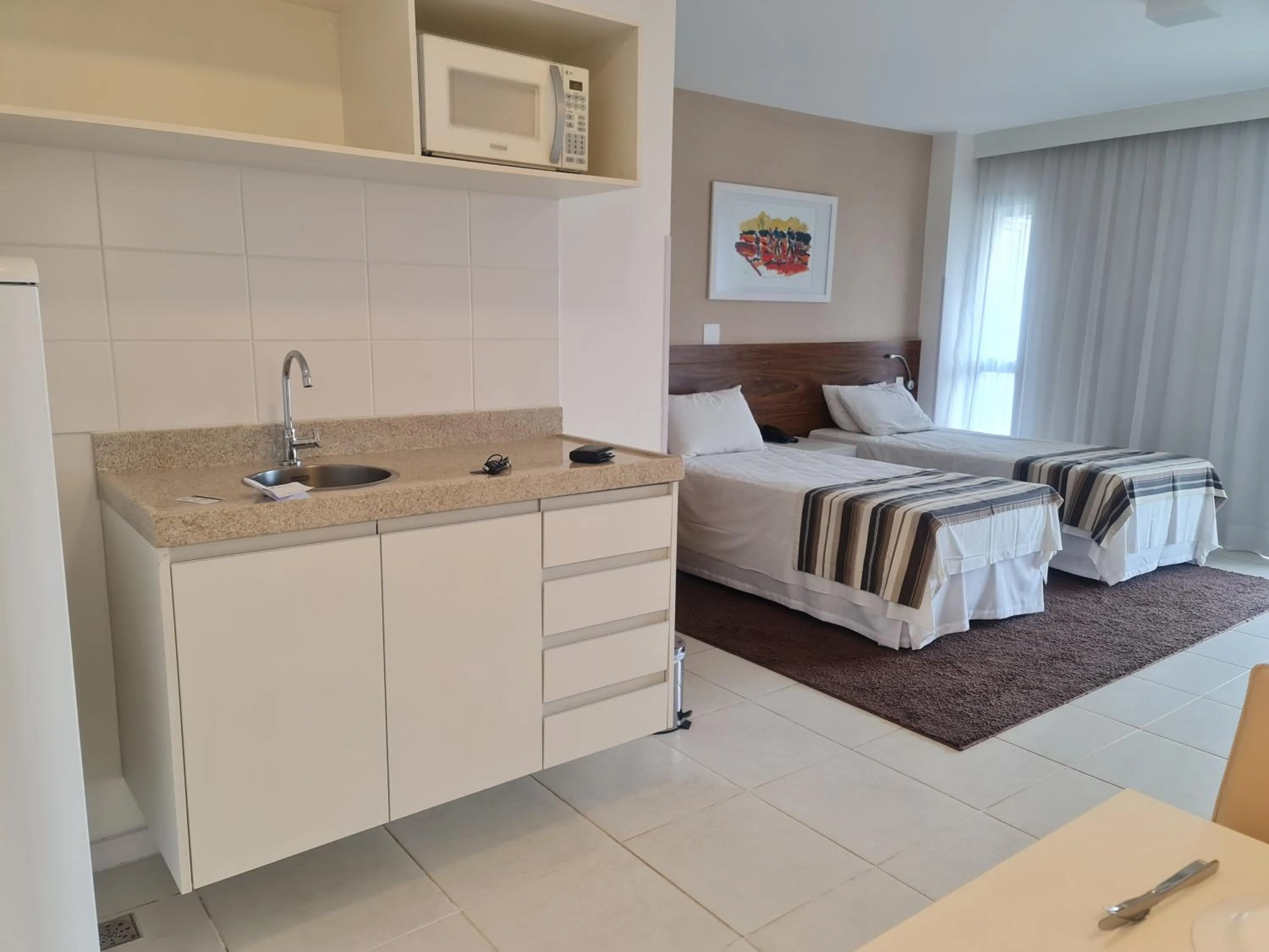 Bedroom, Bed in Flat Particular - SHN - Vista Livre Esplanada