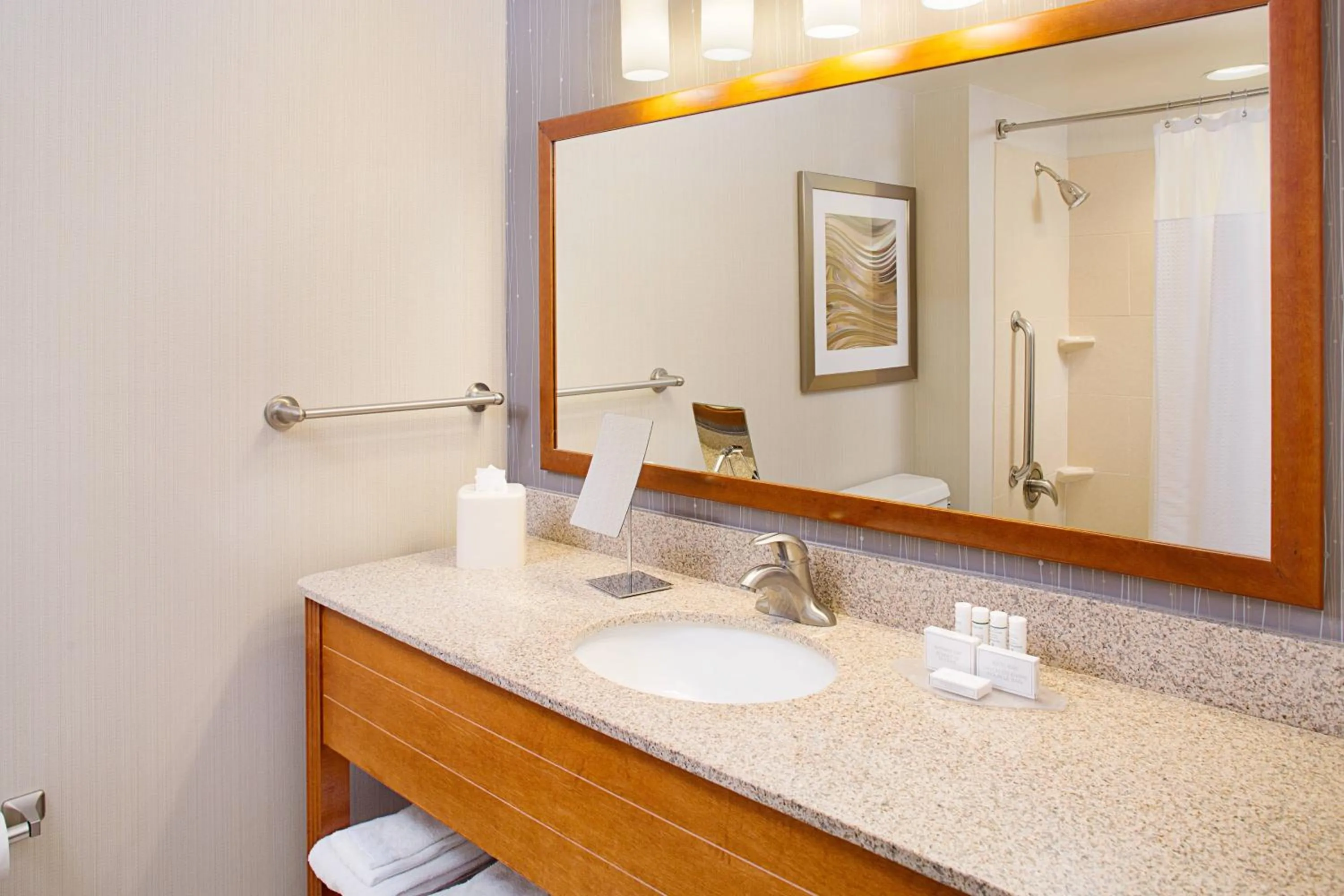 Bathroom in Courtyard by Marriott Atlantic City Beach Block