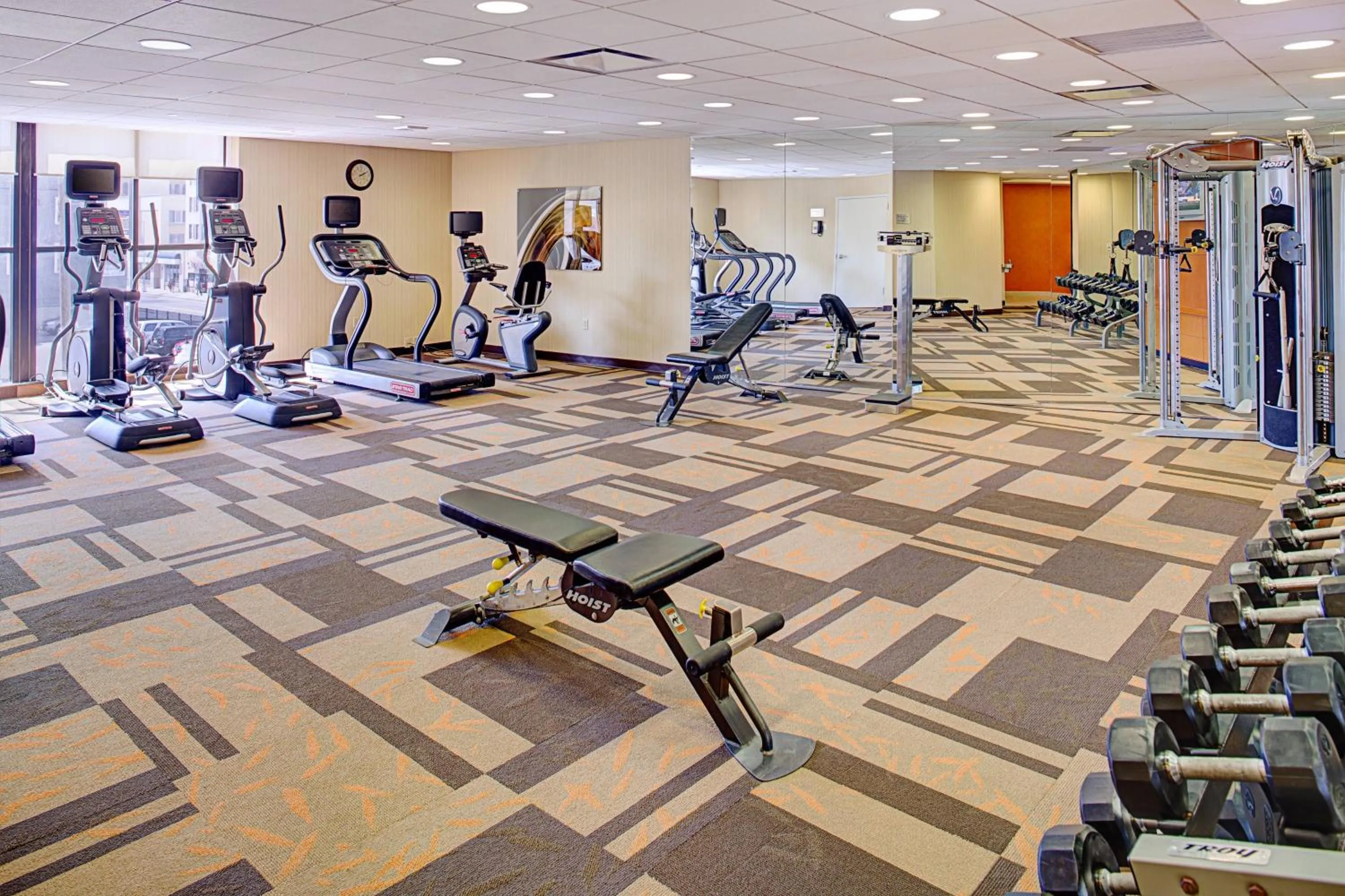 Fitness centre/facilities in Courtyard by Marriott Atlantic City Beach Block